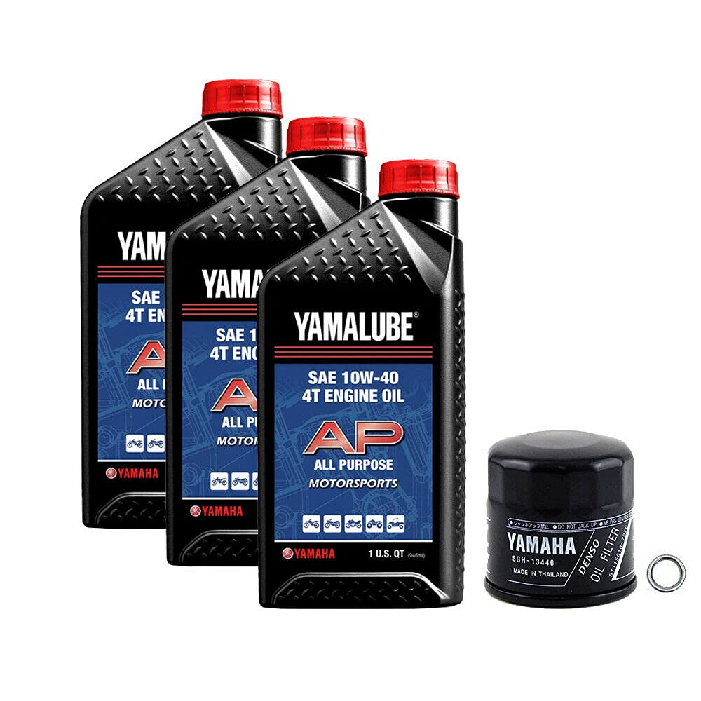 Yamalube Oil Change Kit 10W-40 For Yamaha Grizzly 550 4X4 2009-2014