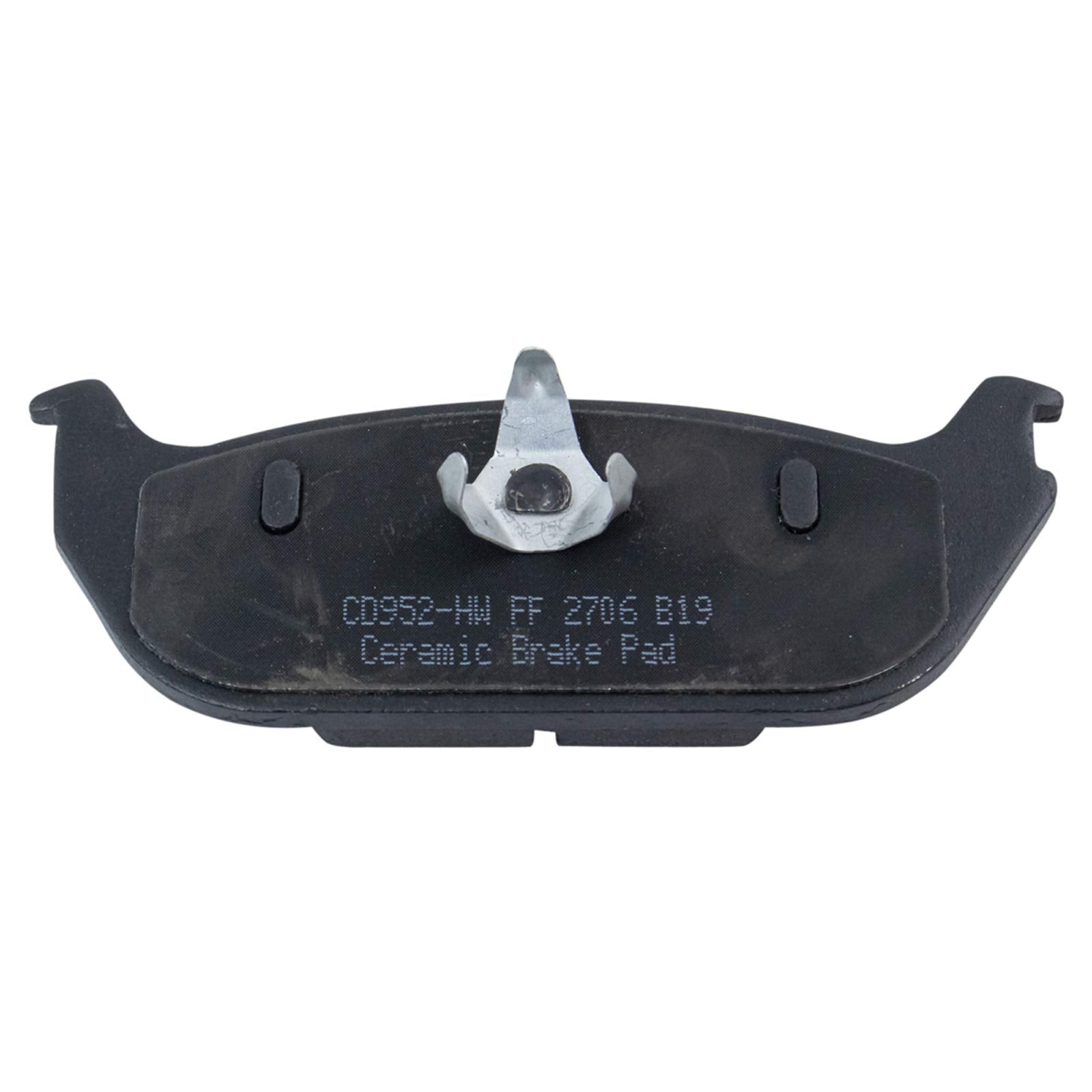 TRQ Rear Brake Pads Ceramic Compatible with 2003-2005 Lincoln Aviator