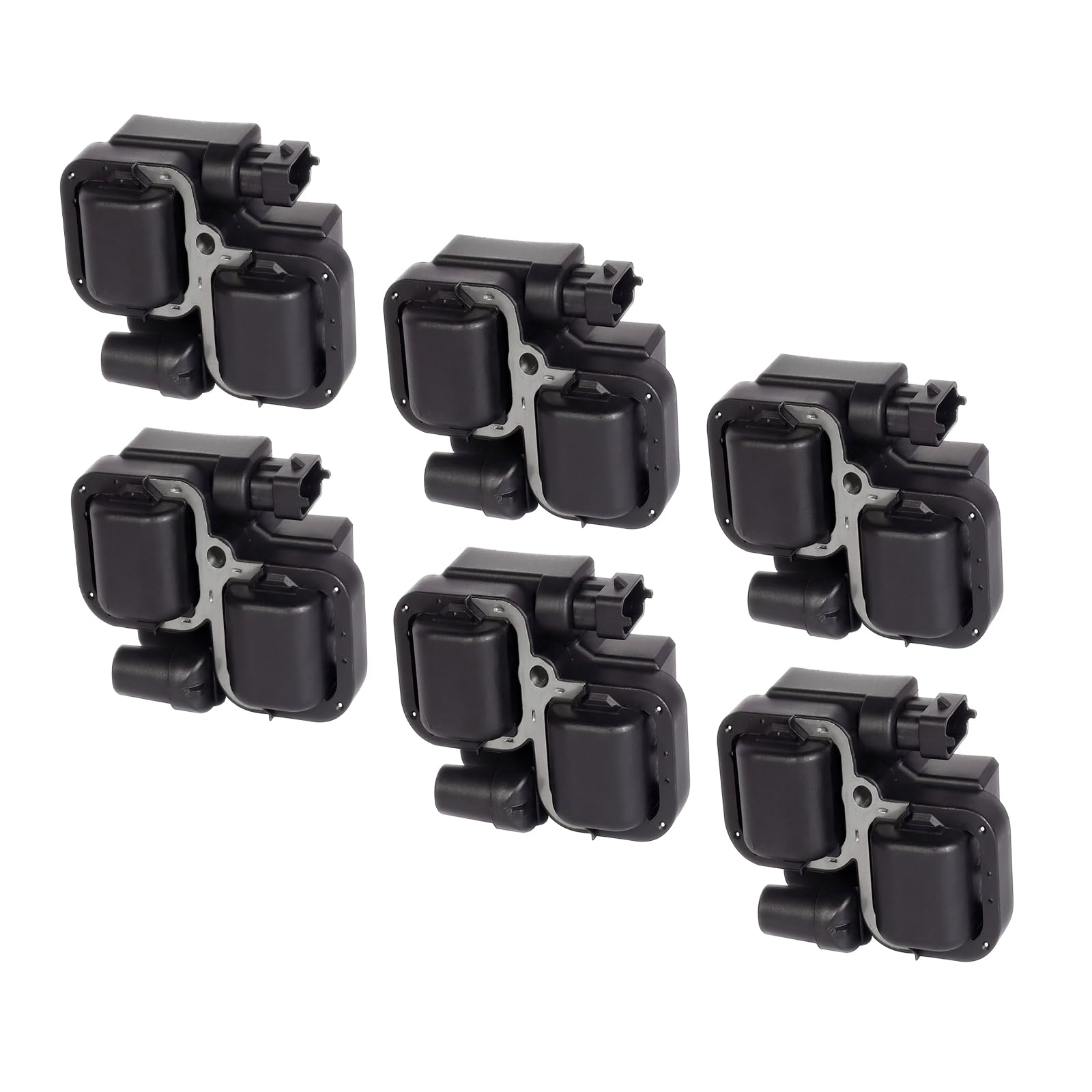Ena Set Of 6 Ignition Coil Pack Compatible With Mercedes-Benz E320 E430 E500 Cl500 C280 C320 Clk430 Clk500 C43 C55 G500 Ml320 Ml