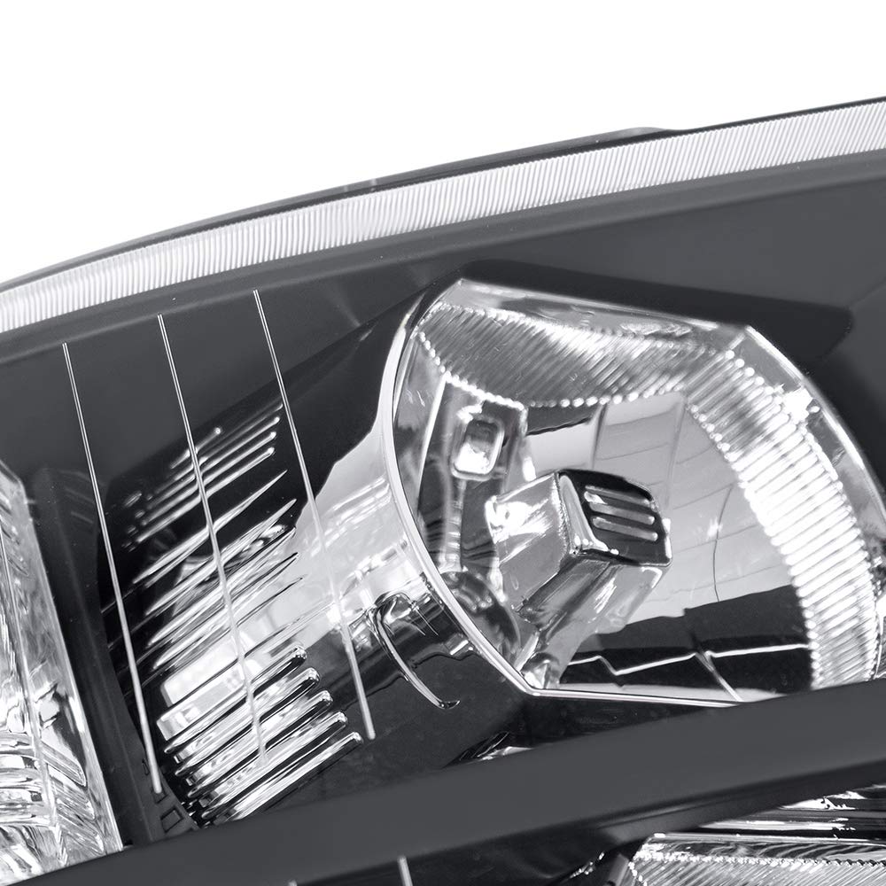 Cheda Headlights Assembly, Compatible With 2007-2013 Chevy Silverado 1500 2500 3500 & Hd Models Chrome Housing Headlight Lamp(Sm