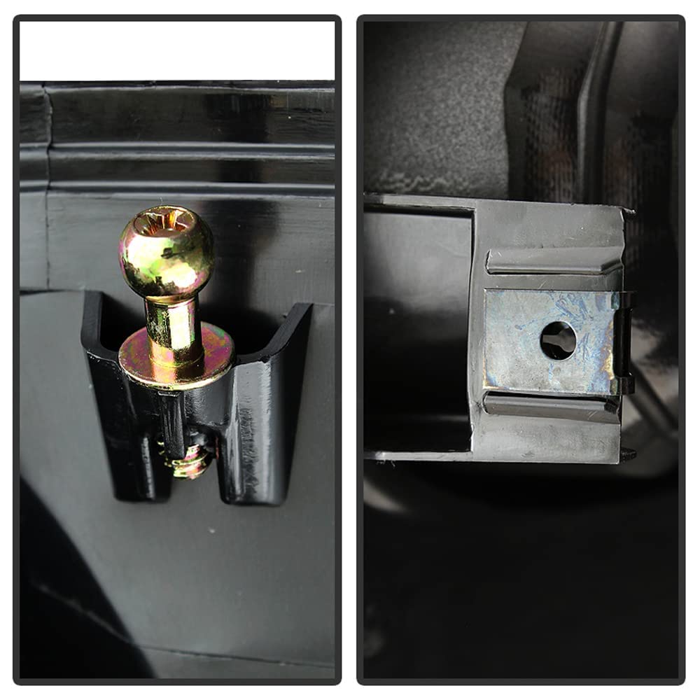 Acanii - For Red Smoke 2007-2008 Dodge Ram 1500 07-09 2500 3500 Tail Lights Lamps Left+Right