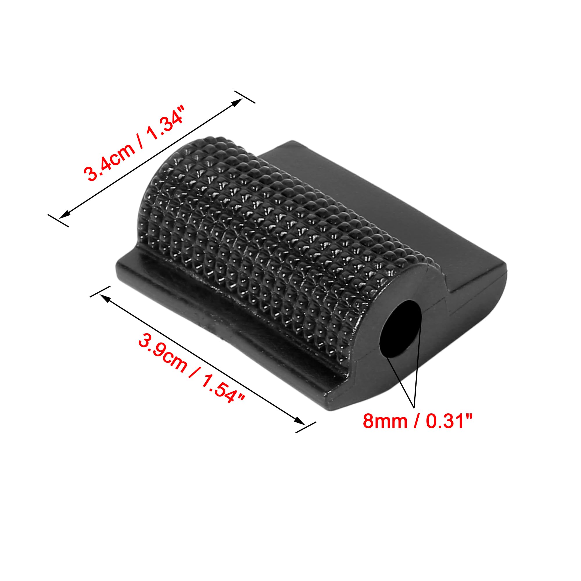 F Fierce Cycle 2Pcs Universal Black Gear Shift Shifter Case Boot Protector Cover Rubber Pad Anti Slip For Motorcycle