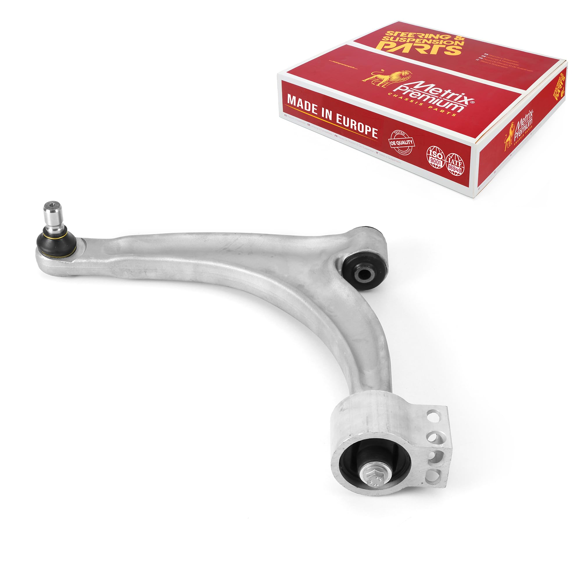 Metrix Premium Chassis Parts - Front Left Lower Control Arm W Ball Joint & Bushing Assembly Fits 07-09 Saturn Aura, 05-10 Pontia