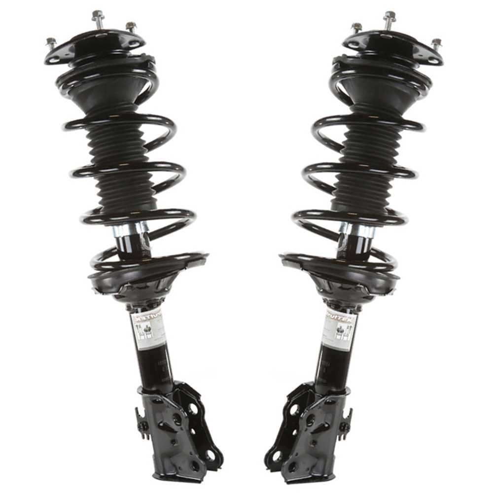 Autoshack Front Complete Struts Coil Springs Assembly Pair Of 2 Driver And Passenger Side Replacement For 2000-2005 Toyota Echo 1.5L Fwd Cst100384Pr