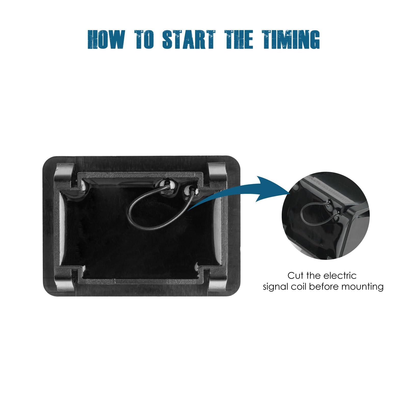 Runleader Digital Wilress Vibration Activated Hour Meter,Accelerate Sensor Design,Snap-In Mounting,Applicable To All Types Of La