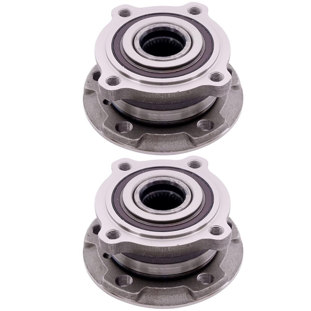 ECCPP Wheel Hub and Bearing Assembly Front 513305 fit for BMW X5 2007-2018, for BMW X6 2008-2018 5 Lugs Wheel Bearing Hubs with 