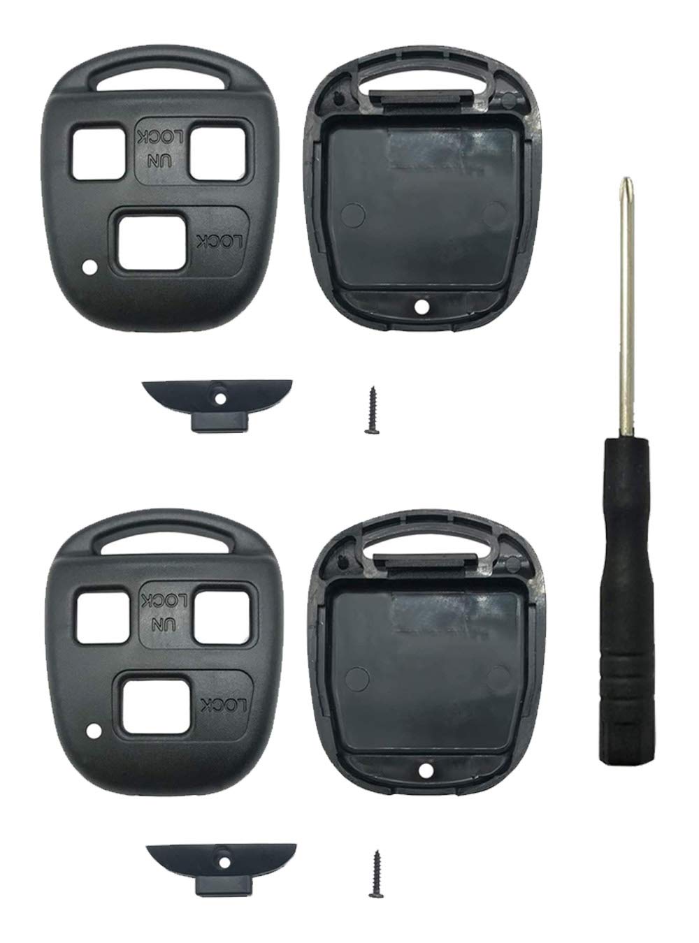 Horande Replacement Key Fob Case Shell Fits For Lexus Es Gs Gx Is Ls Lx Rx Sc Es300 Es330 Gx470 Lx470 Is300 Is330 Rx300 Rx330 Rx