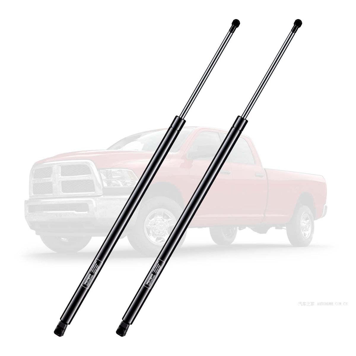 Qty (2) Rear Hatch Trunk Lift Supports For Chrysler Town & Country 2008-2012 Dodge Grand Caravan 2008-2012 Gas Charged Liftgate