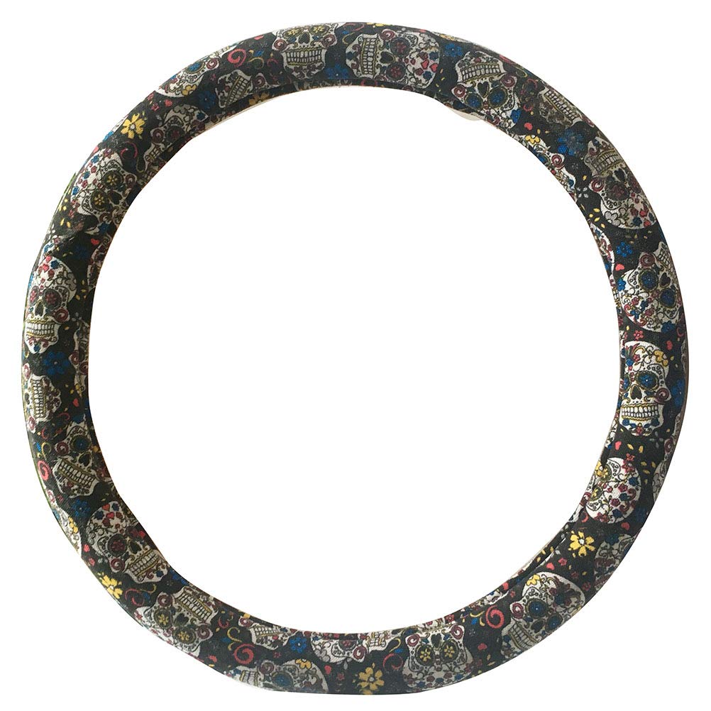 Women'S Cute New Flower Steering Wheel Cover (Safflower)