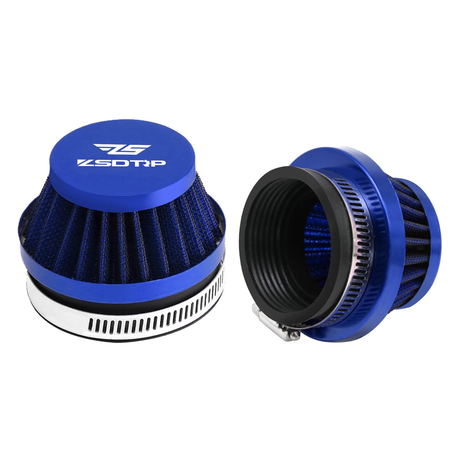 2Pcs Motorcycle 55Mm Air Intake Filter Universal Carburetor Air Filter Cleaner For Dirt Pit Atv Ssr Ttr Bike Breather Filter Fit