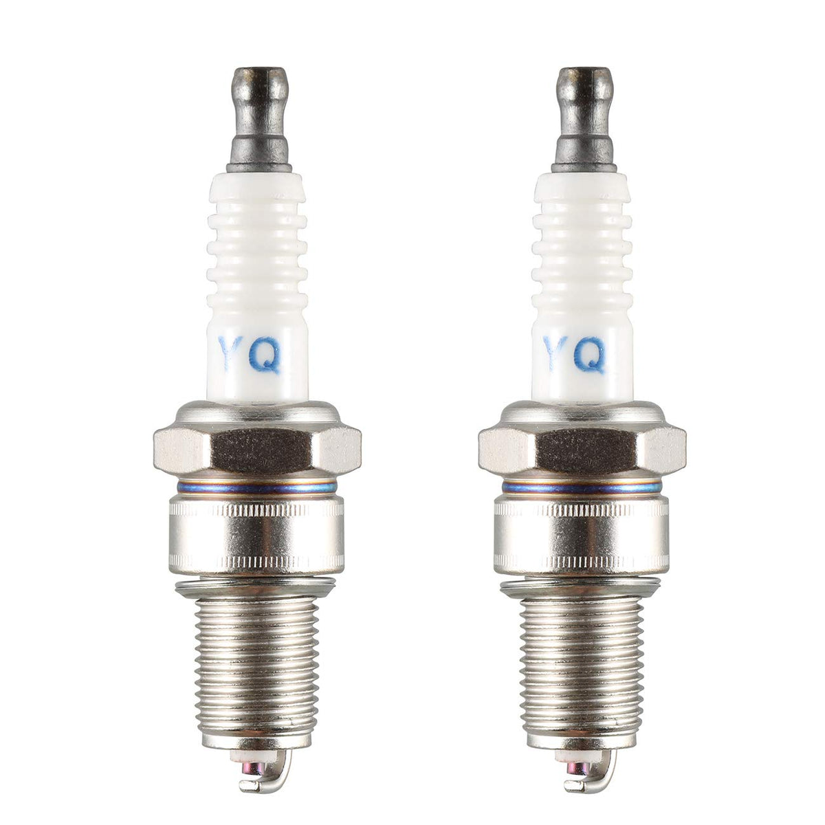 Vcujsuc 2Pcs F7Tc Spark Plug For Coleman Ct200U Ct200 For Honda Gx120 Gx160 Gx200 Gx240 Gx270 Gx340 Gx390 Generator Lawnmower Tractor Rototiller Water Pump Go Kart Mini Bike Tillage Polishing Machine