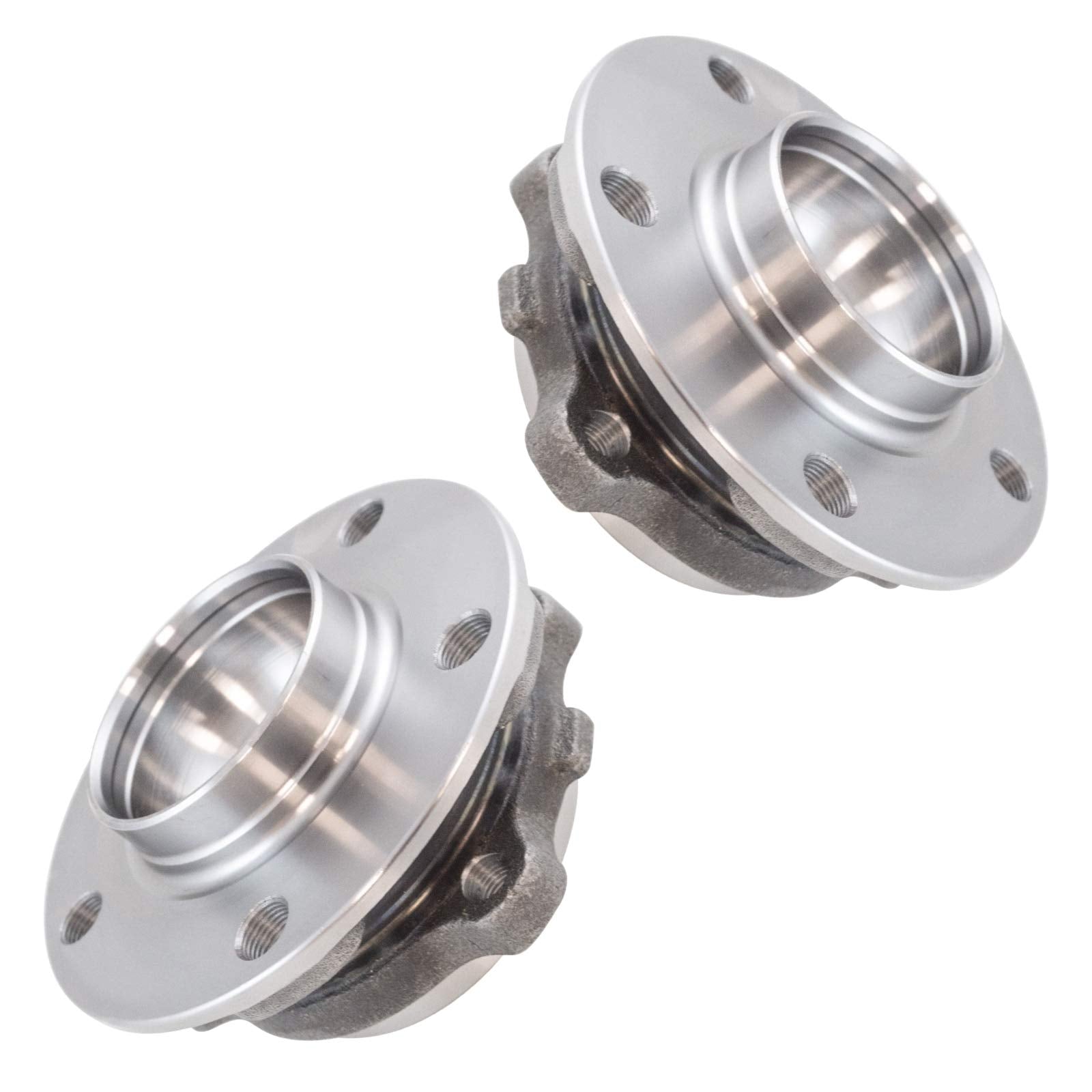 Trq Front Wheel Bearing & Hub Assembly Lh Rh Pair For Bmw 5 6 7 Series Alpina