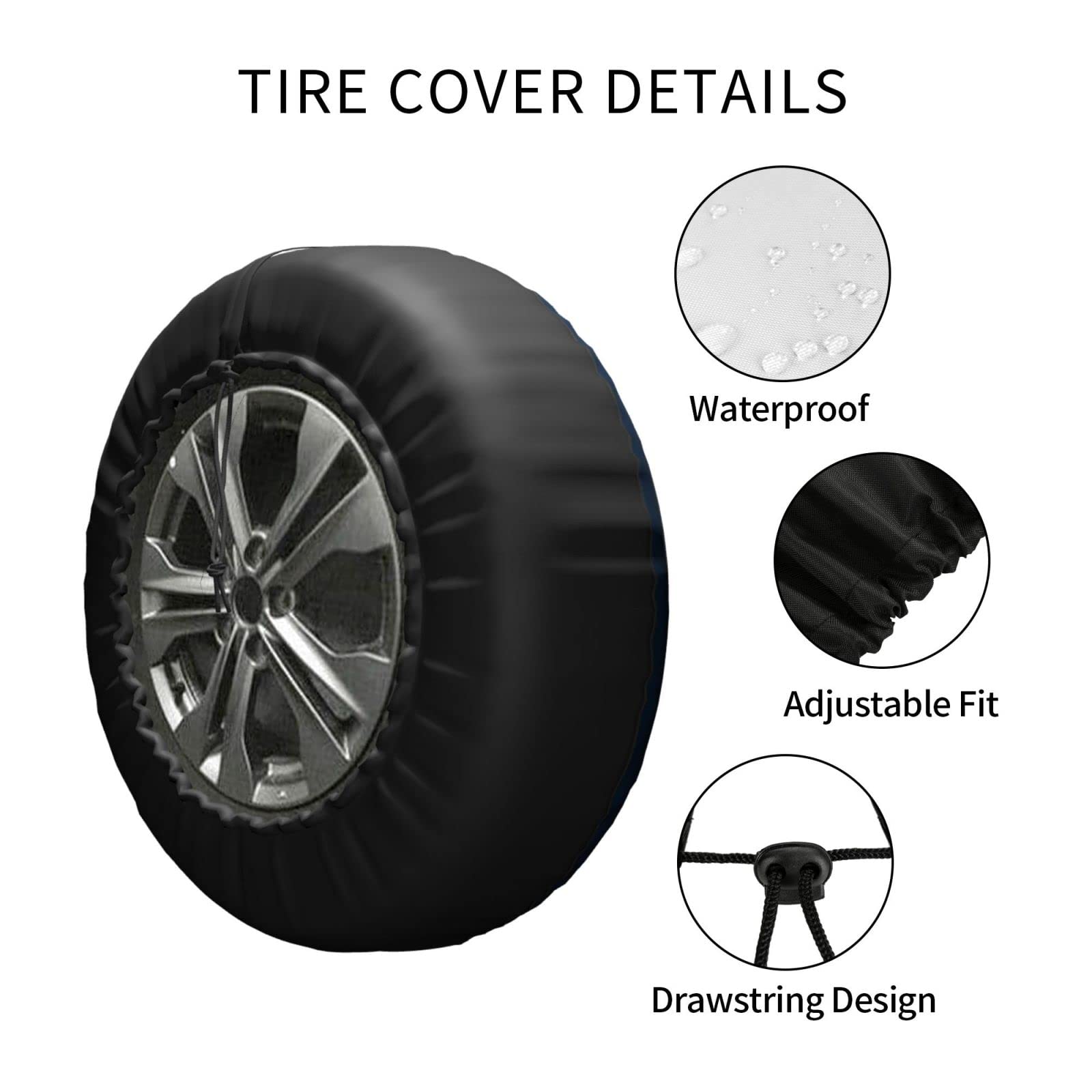 Spare Tire Cover Proud To Be An American Tire Covers Weatherproof Wheel Protector Universal Fit For Camper Trailer Rv Suv Truck