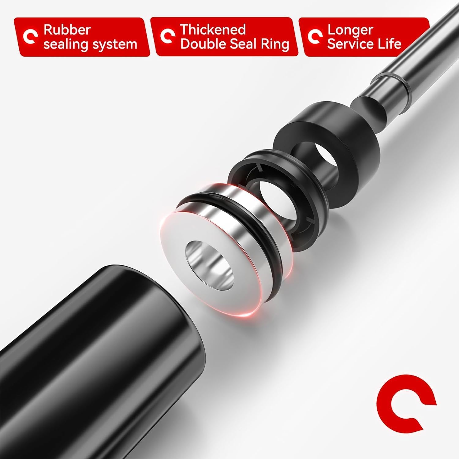 C16-09209 16 Inch 38Lbs/169N Gas Struts Shocks Spring Lift Support For Snugtop Leer Are Atc Truck Camper Shell Topper Rear Side Window Door Canopy Cabinet Cover Toolbox Lid Floor Hatch 2Pcs By Iaqwe