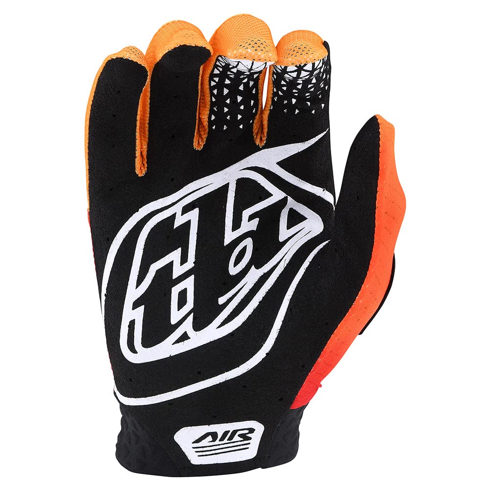 Troy Lee Designs Motocross Motorcycle Dirt Bike Racing Mountain Bicycle Riding Gloves, Air Glove (Black/Red, Xx-Large)