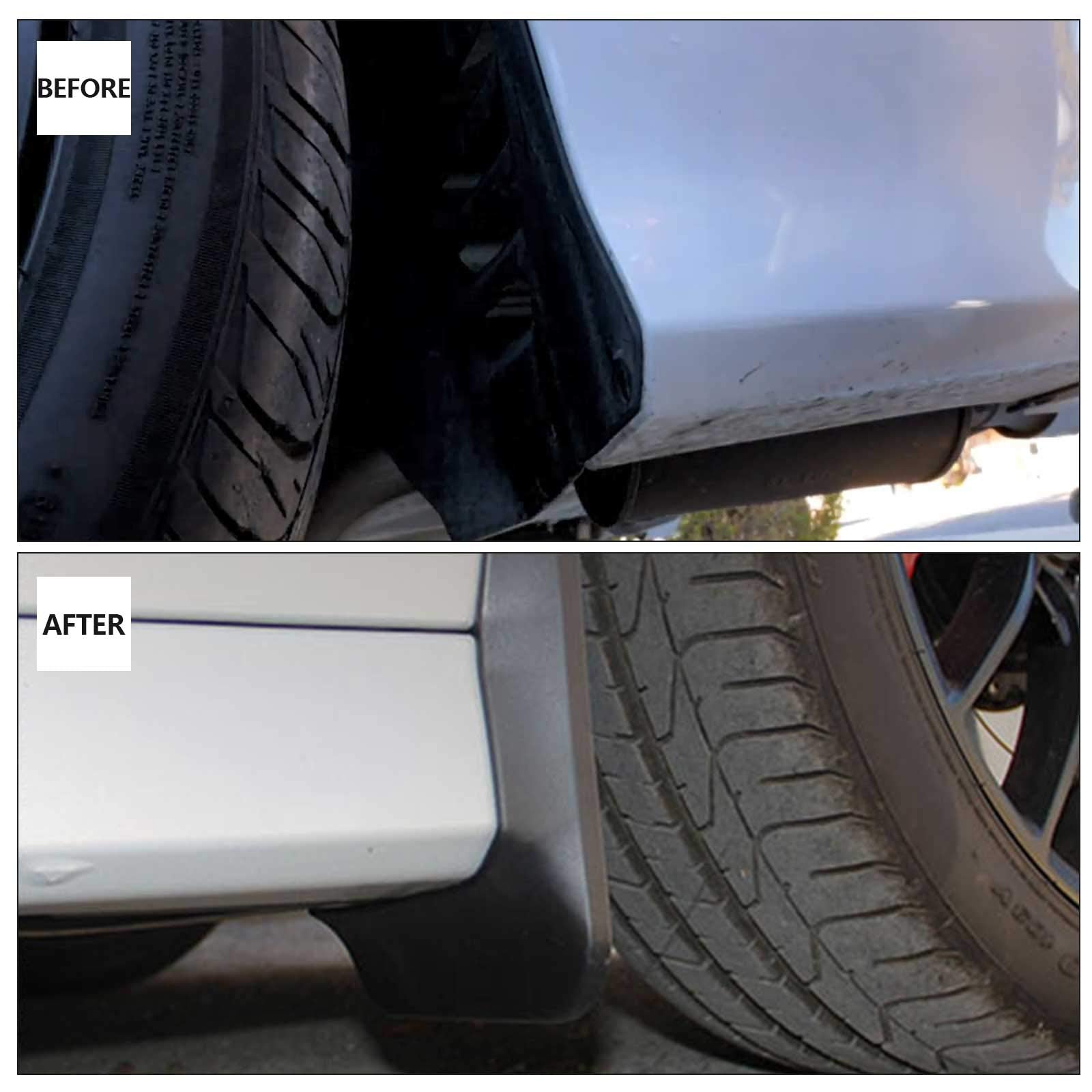 4Pcs Car Black Mud Flaps Mudguard Fender Cover Trim Replace For 2015-2023 2024 Charger Srt Hellcat & Daytona And 2019-2023 2024