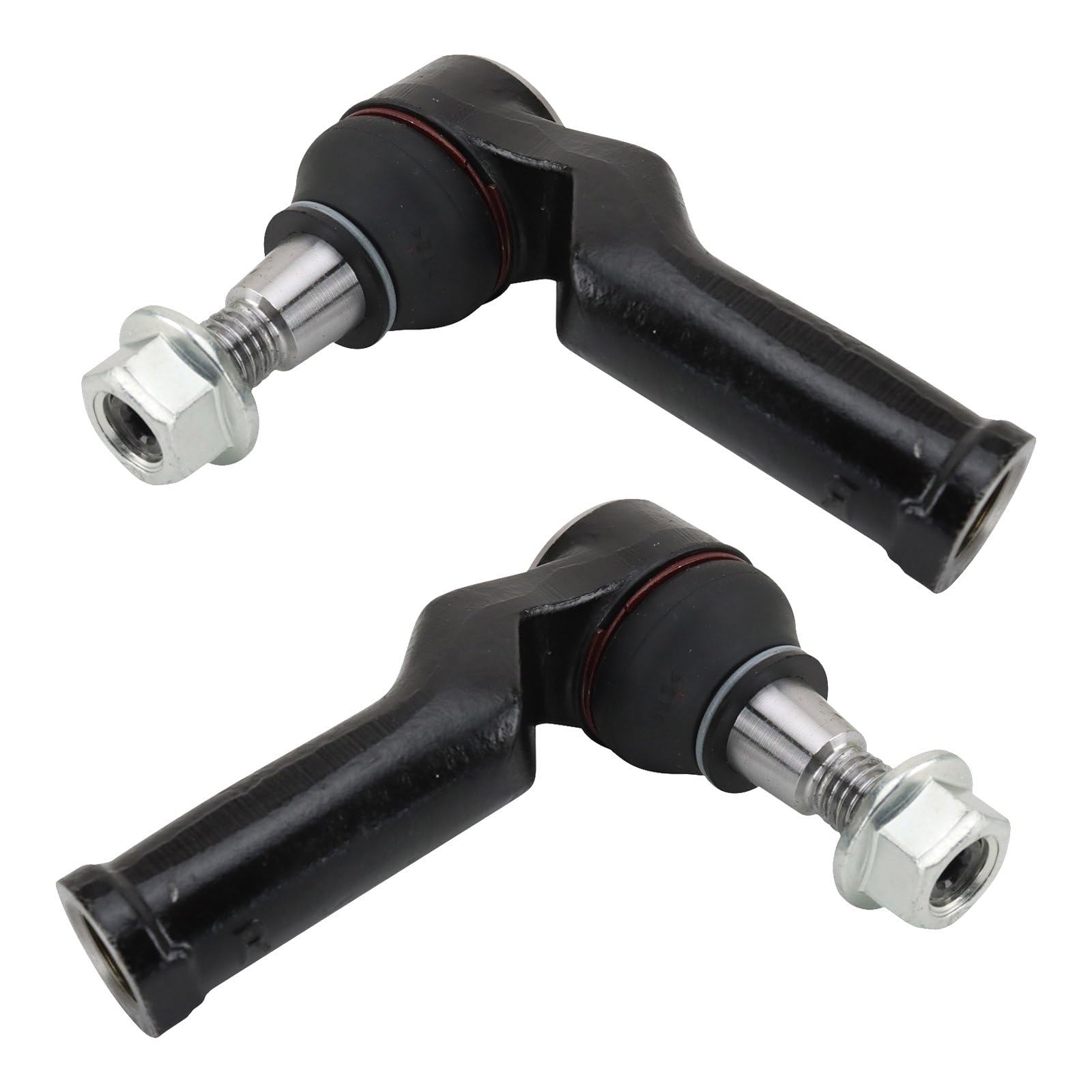 TRQ Front Outer Tie Rod Set Compatible with 2011-2018 Volvo S60 2016-2018 S60 Cross Country 2007-2016 S80 2015-2018 V60 V60 Cros