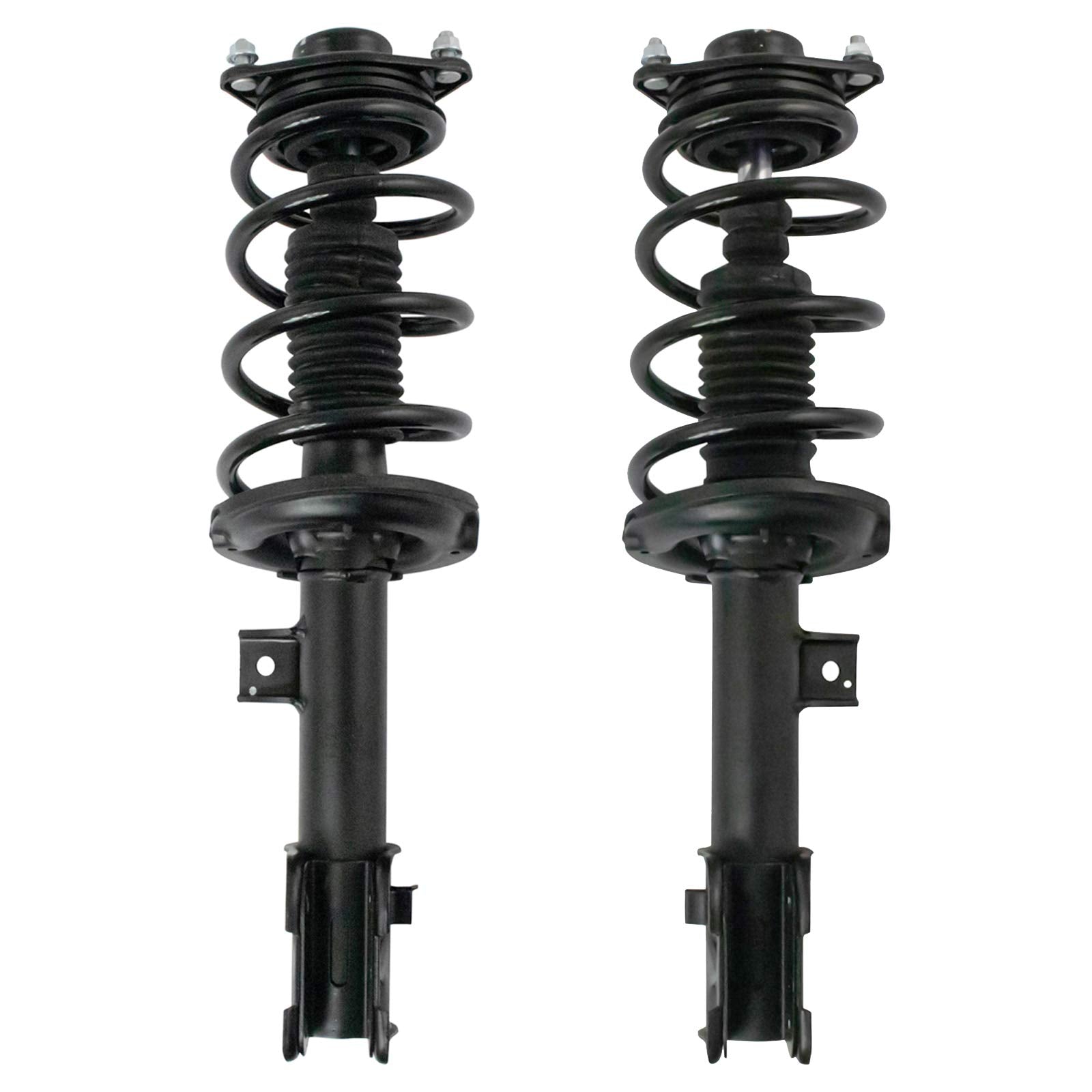 Trq Front Strut & Coil Spring Assembly Set Driver & Passenger Sides Compatible With 15-18 Hyundai Santa Fe Sport 14-15 Kia Soren