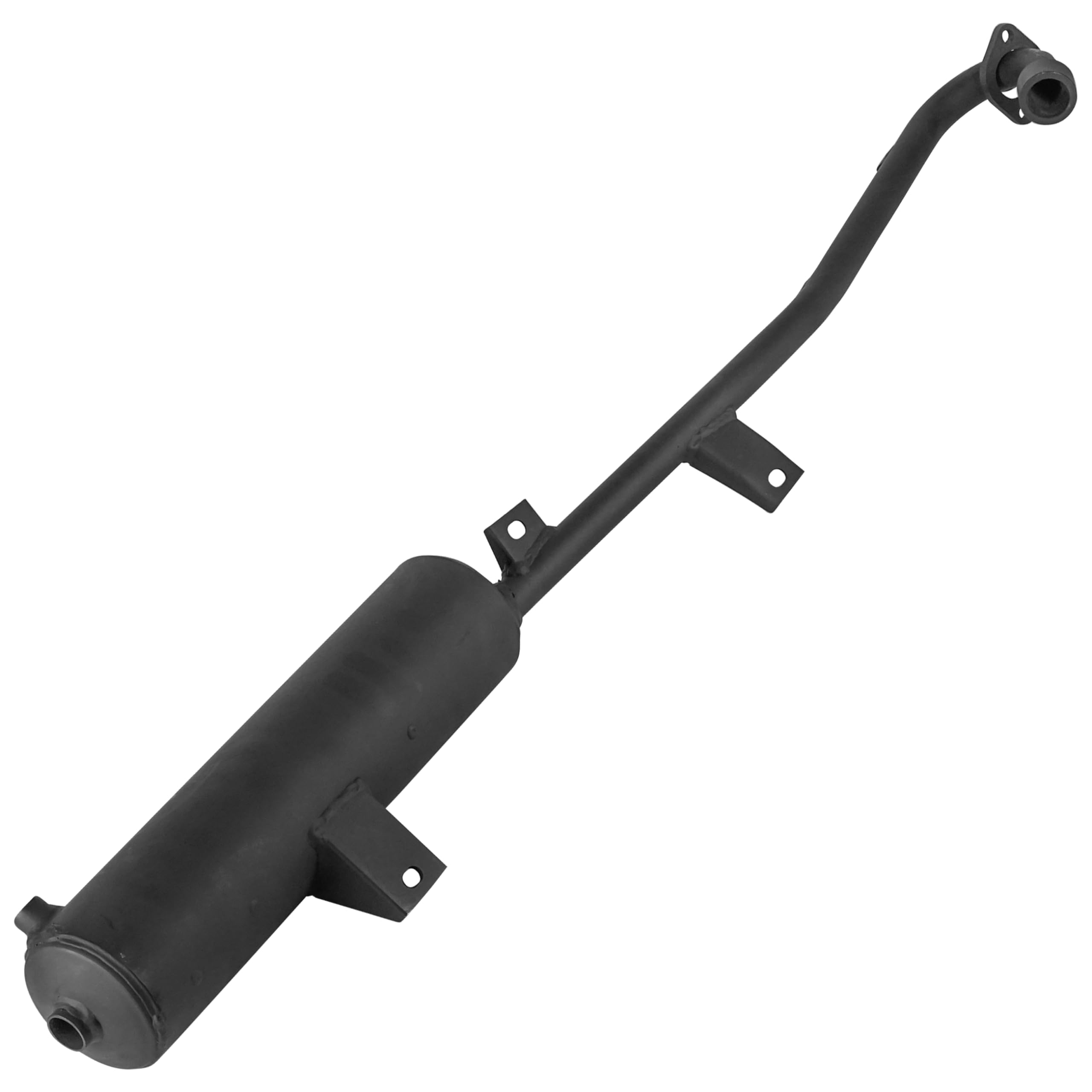 Caltric Exhaust Muffler Pipe for Honda TRX300FW 1993-2000, Aluminum, Compatible with Fourtrax 300 4X4