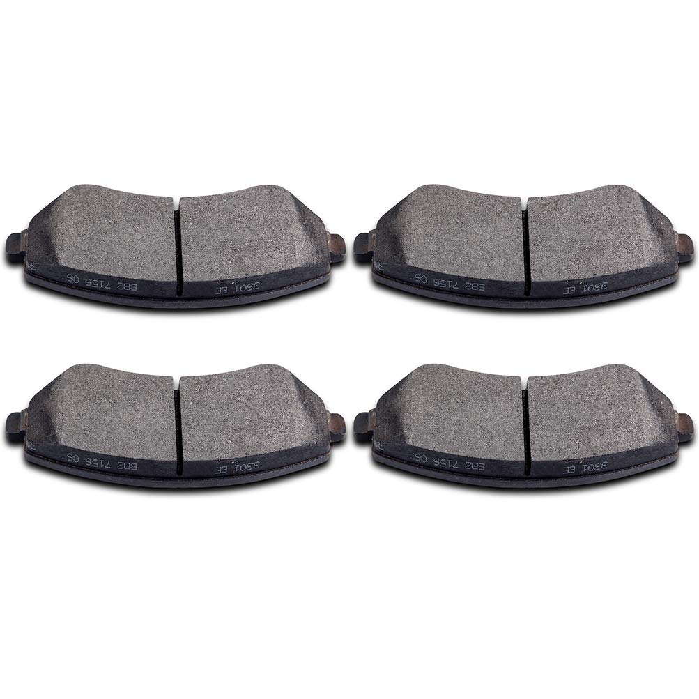 Ceramic Pads Kits,Scitoo 4Pcs Front Brakes Pads Set Fit For 01-06 For Chrysler Town & Country,01-03 For Chrysler Voyager,01-07 F