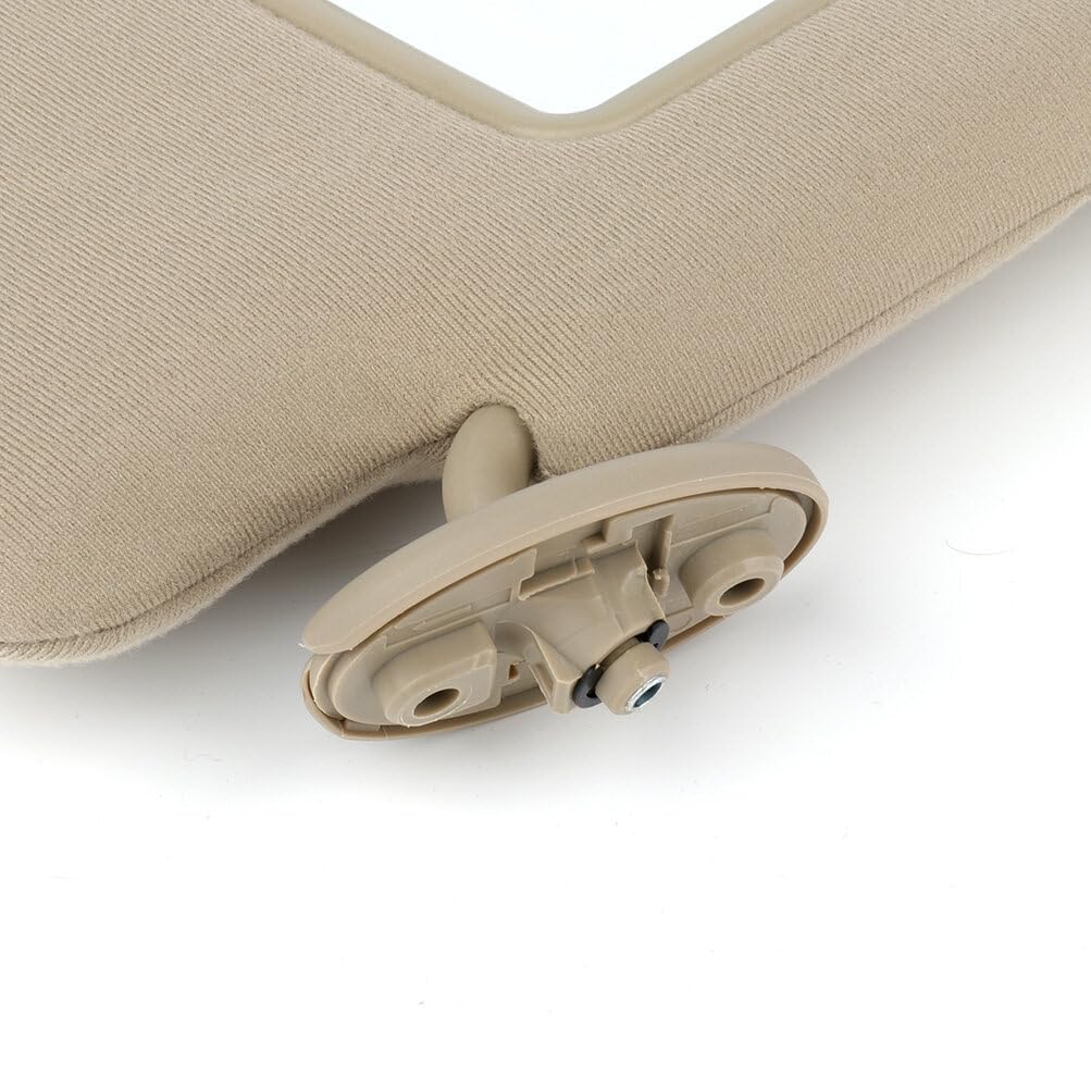 Scitoo Beige Right Passenger Side Sun Visor Compatible For Toyota For Tacoma 2005-2014, Car Sun Visor Without Sunroof Without Li