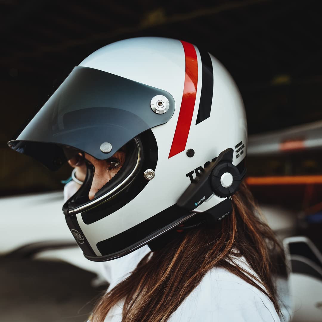 Sena 20S Evo Motorcycle Bluetooth Headset Communication System With Hd Speakers, Dual Pack,Black