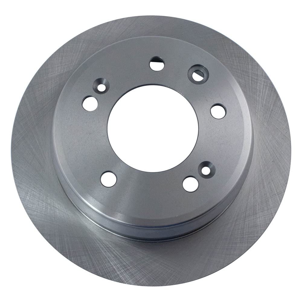 Trq Rear Brake Rotors Set Solid Compatible With 2010-2015 Hyundai Tucson 2011-2016 Kia Sportage