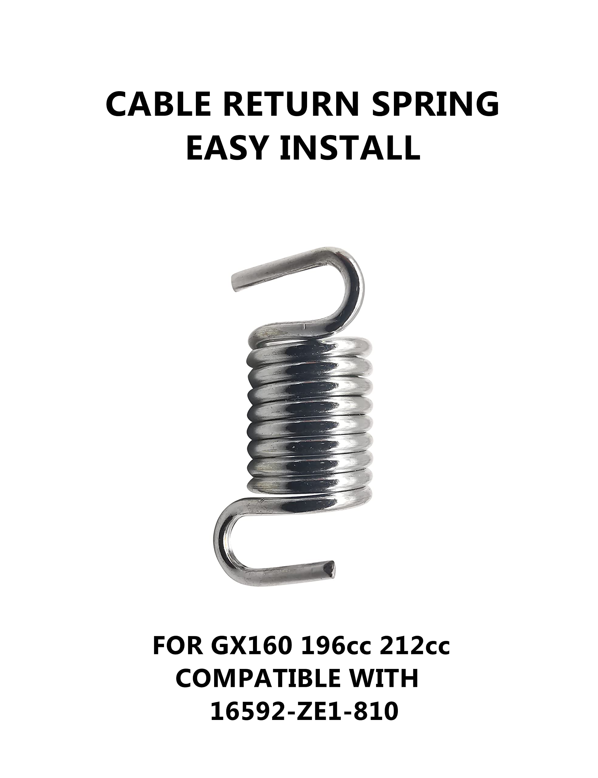 Yamakato Gx160 Predator 212 Cc 196Cc Governor Rod Throttle Return Spring Carburetor Linkage Cable Control Link Kit For Honda & Clone Ct200U Bt200X Gx200 Gx120