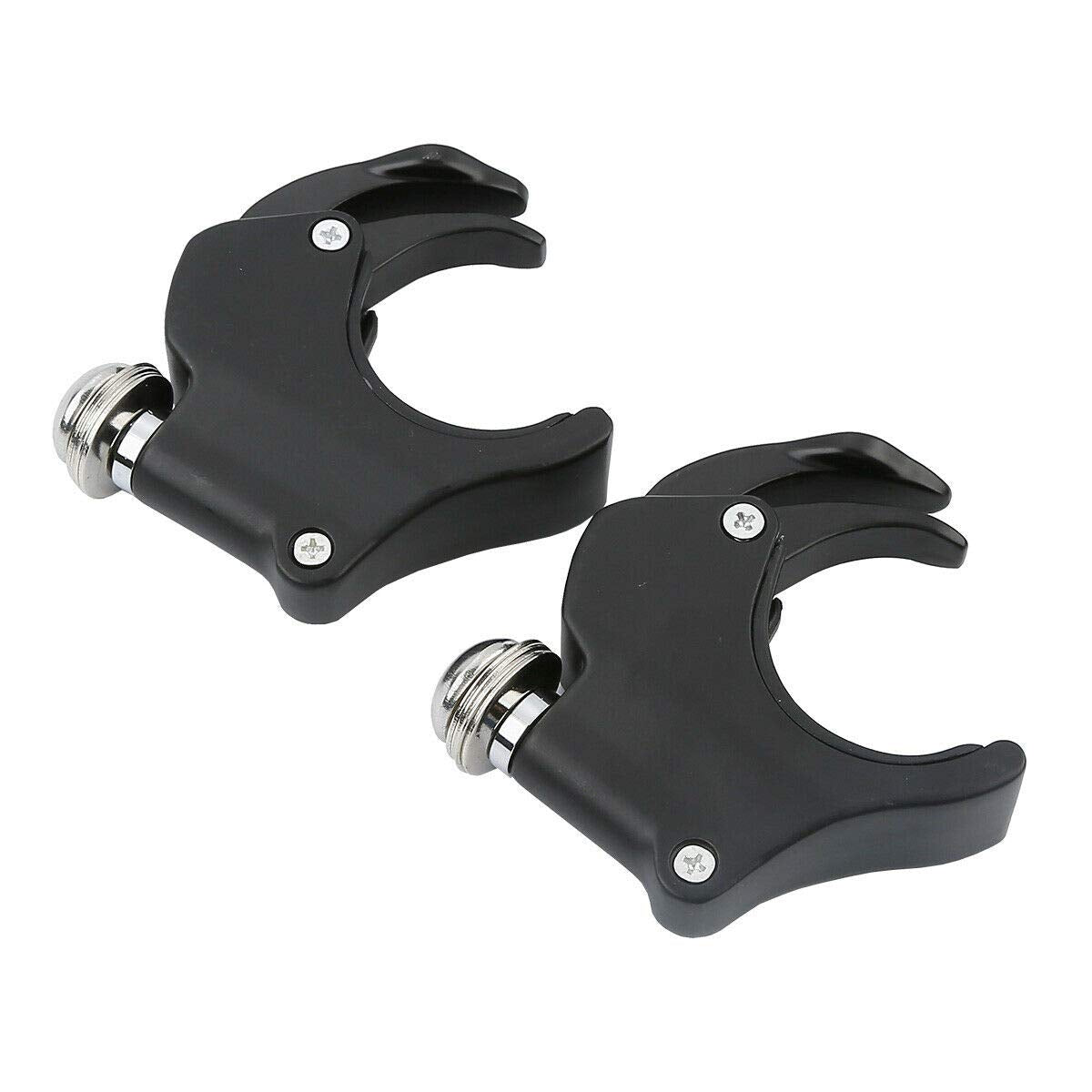 TCMT 2 Pairs 49mm Detachable Windshield Clamps Fits For Harley 2002-2010 VRSCA VRSCAW, 2004-2005 VRSCB, 2007 VRSCX, 2016-later X