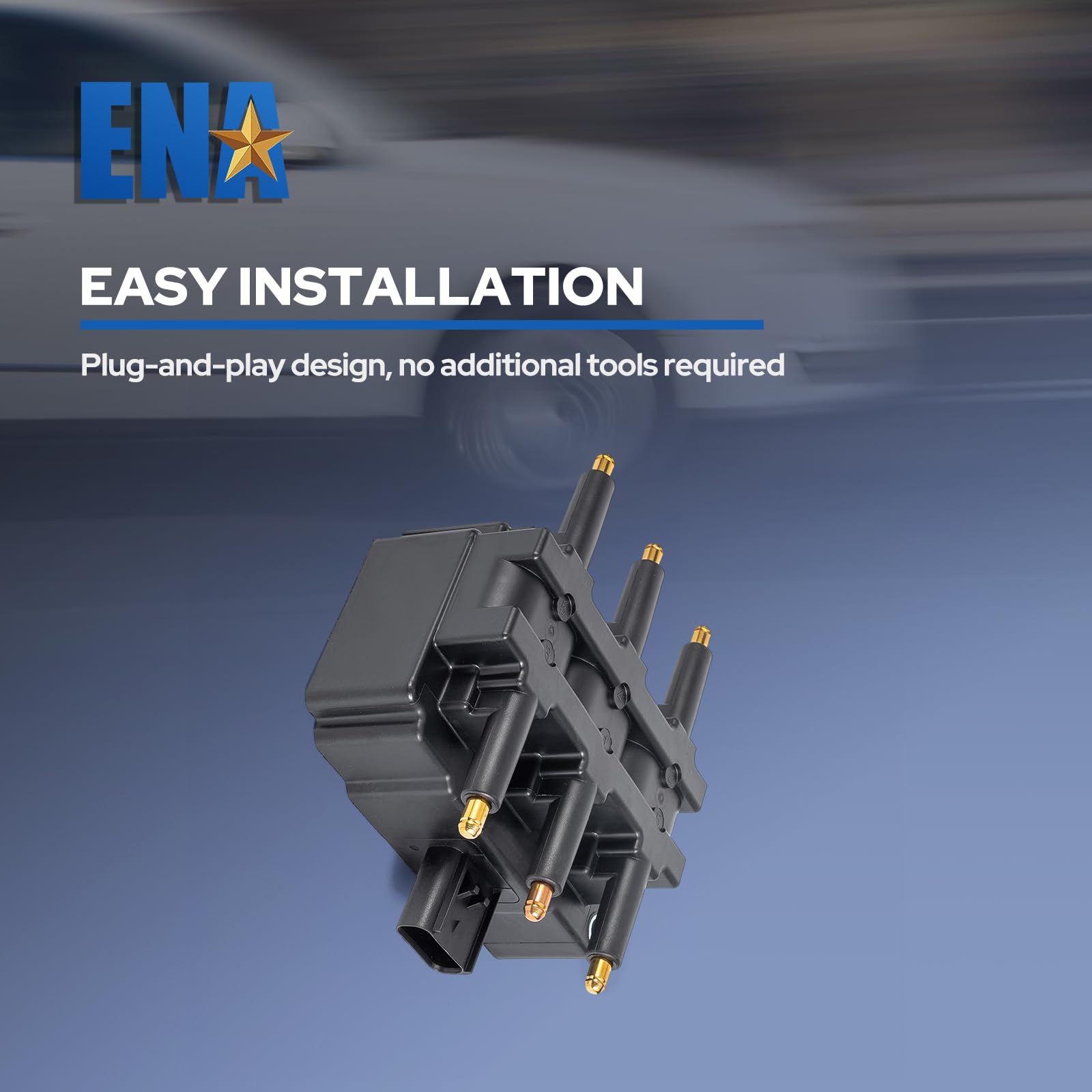 ENA Ignition Coil 2001 2002 2003 2004 2005 2006 2007 2008 2009 Compatible with Dodge Jeep Chrysler Town Country Grand Caravan Wrangler JK Pacifica Voyager Coil Packs 3.8 3.3 V6 for UF305 C1442 5603252