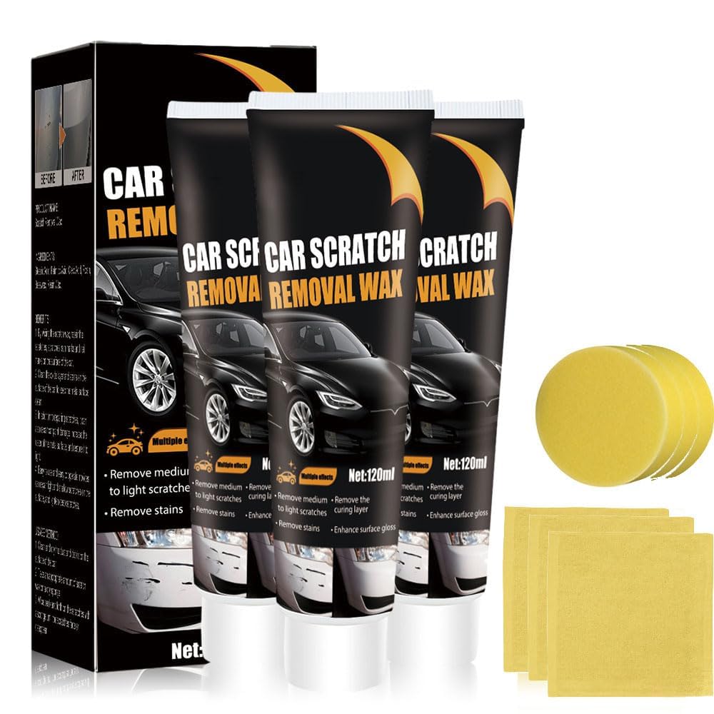 Car Scratch Remover,Scratch Remover for Vehicles,Car Scratch Repair Paste Polishing Wax,Best Deep Scratch Remover for Cars,with 