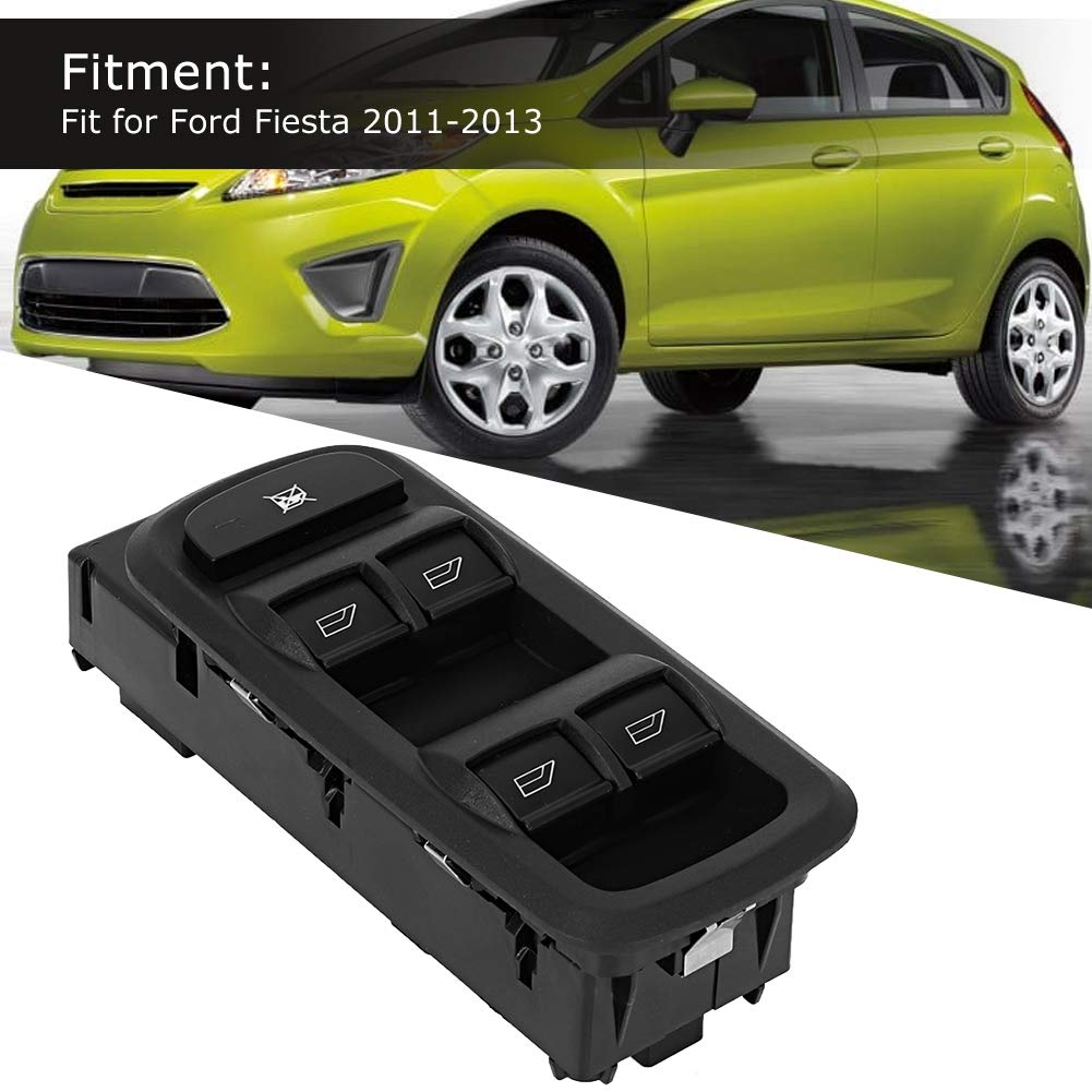 Suuonee Power Window Switch,Car Master Window Control Switch Accessories Fit For Fiesta 2011-2013 8A6T-14A132-Cc