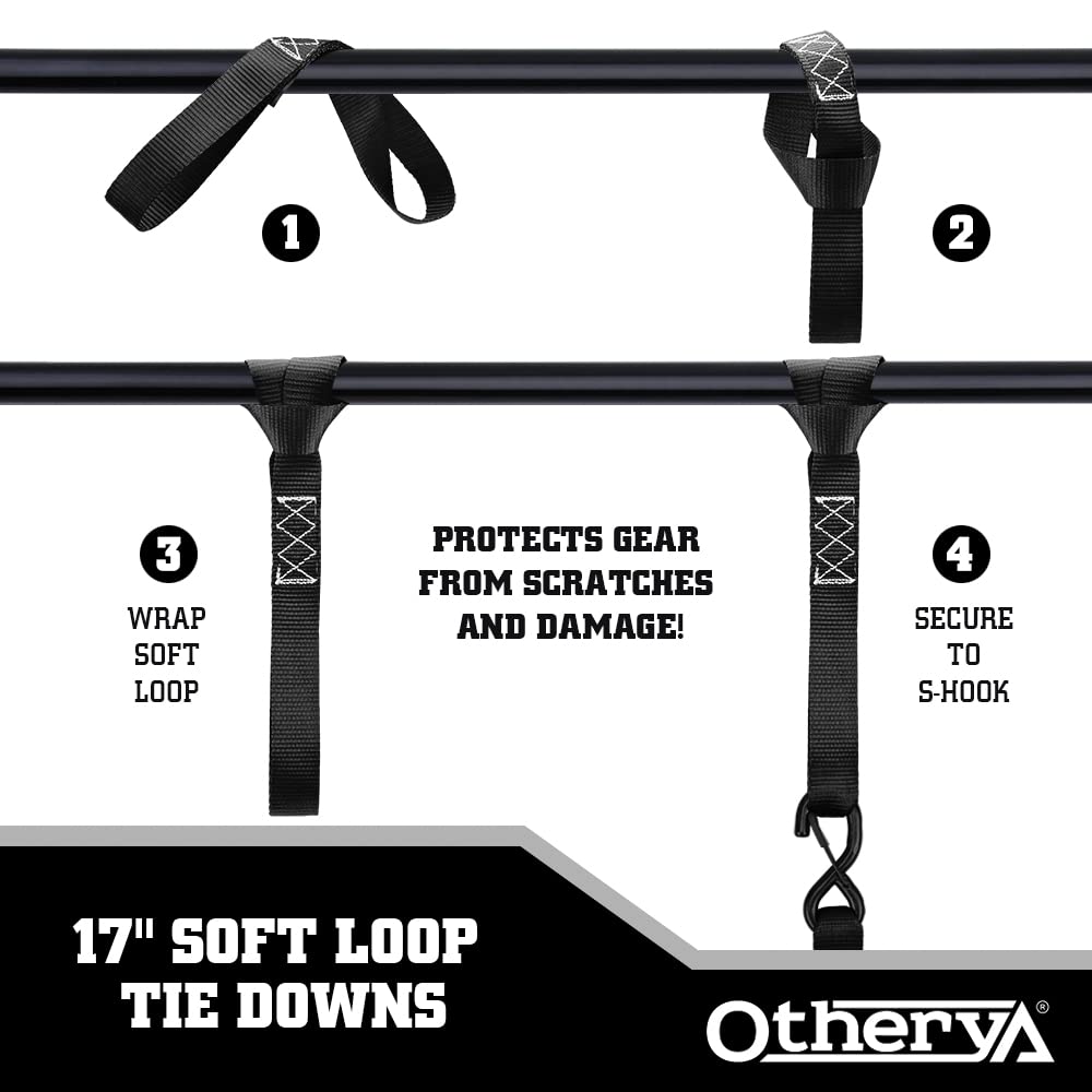 Otherya Tie Down Strap Ratchet Tie Down Straps - 1.6'' X 8 Ft 5208 Lb Break Strength - Cargo Straps For Securing Motorcycle, Kay
