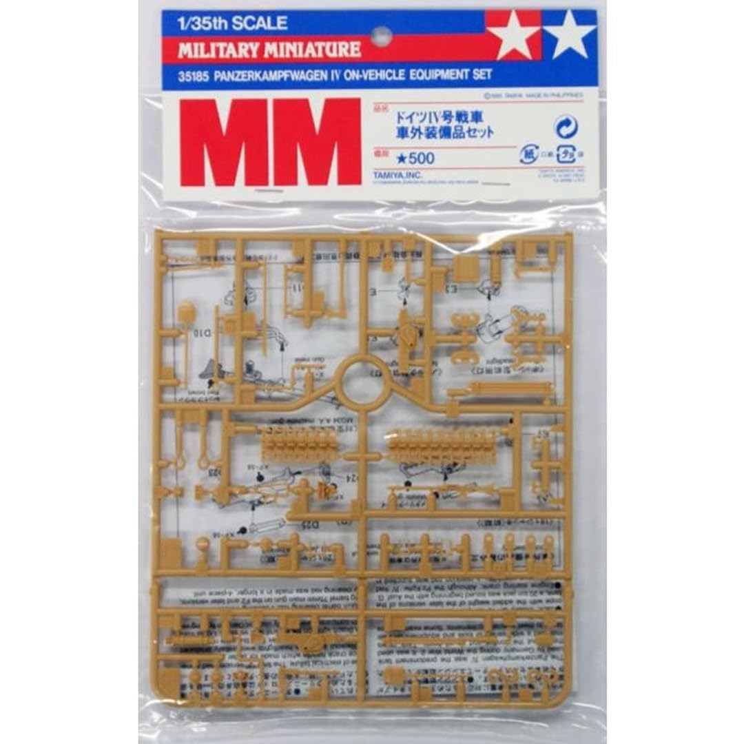 Tamiya 35185 1/35 Panzer Iv On-Vehicle Equipment