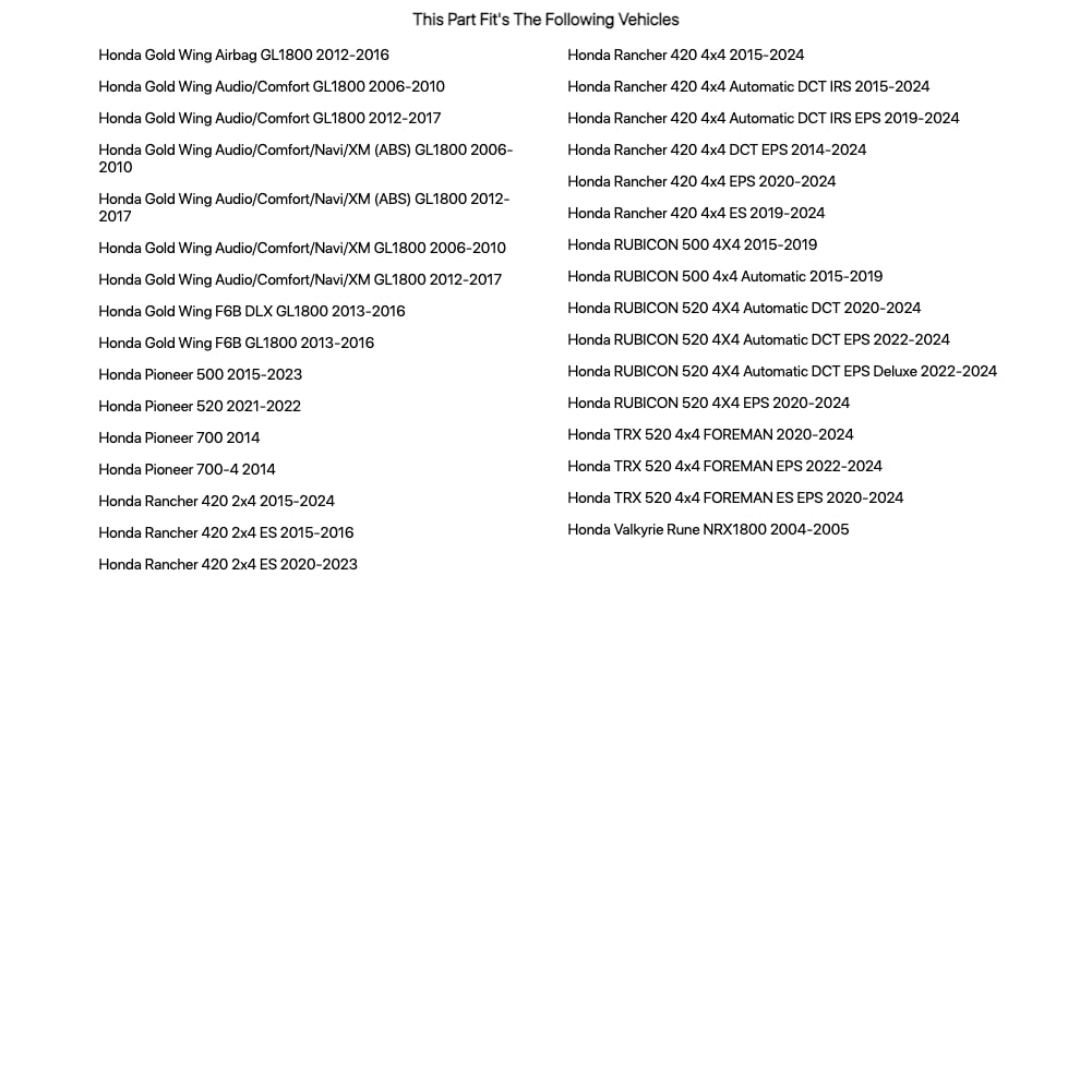 Ngk Resistor Sparkplug Bkr5E-11 For Honda Gold Wing Audio/Comfort/Navi/Xm Gl1800 2006-2010