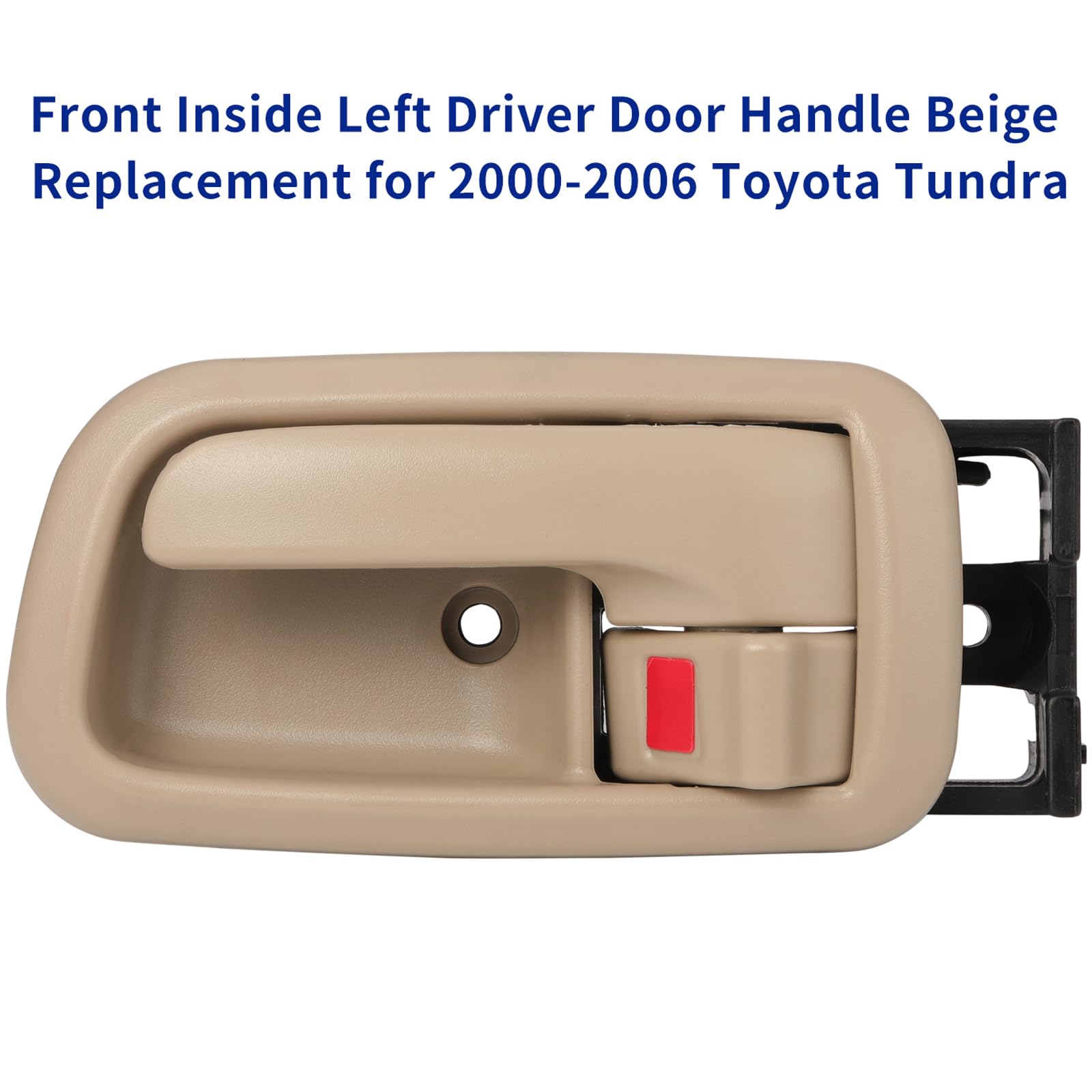 Lcyolada Front Left Drive Interior Inside Door Handle For Toyota Tundra (Standard/Regular/Extended Cabs Only) 2000 2001 2002 200
