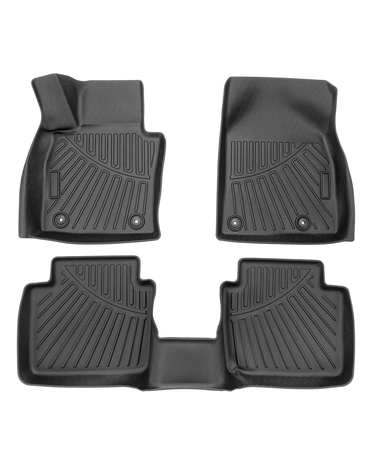 Powerty Floor Mats For 2023 2024 2025 Mazda Cx50 Cx-50 Accessories All Weather Floor Liner 3D Tpe 1St & 2Nd Row Floor Mat Heavy-