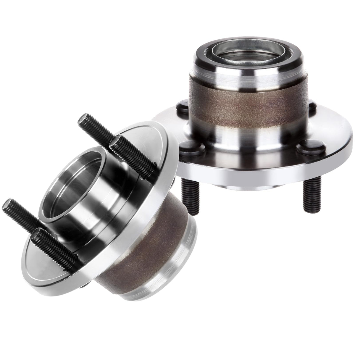 ECCPP Replacement For Pair of 2 New Complete Rear Wheel Hub Bearing Assembly 4 Lugs For 2000-2009 For Ford Focus 521002  2