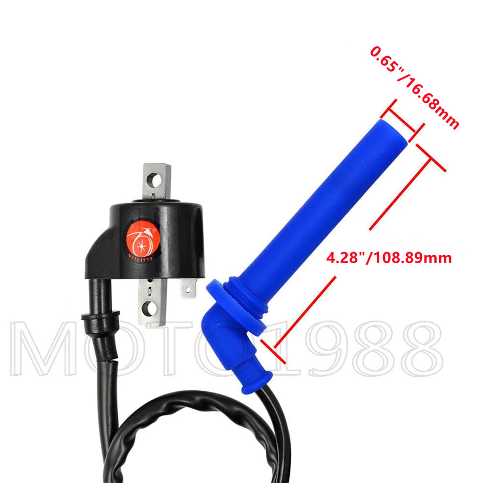 Moto1988 Ignition Coil Spark Plug And Cap Compatible With Polaris Predator 500 2003-2007 Polaris Outlaw 500 2006 2007 Oem 308805