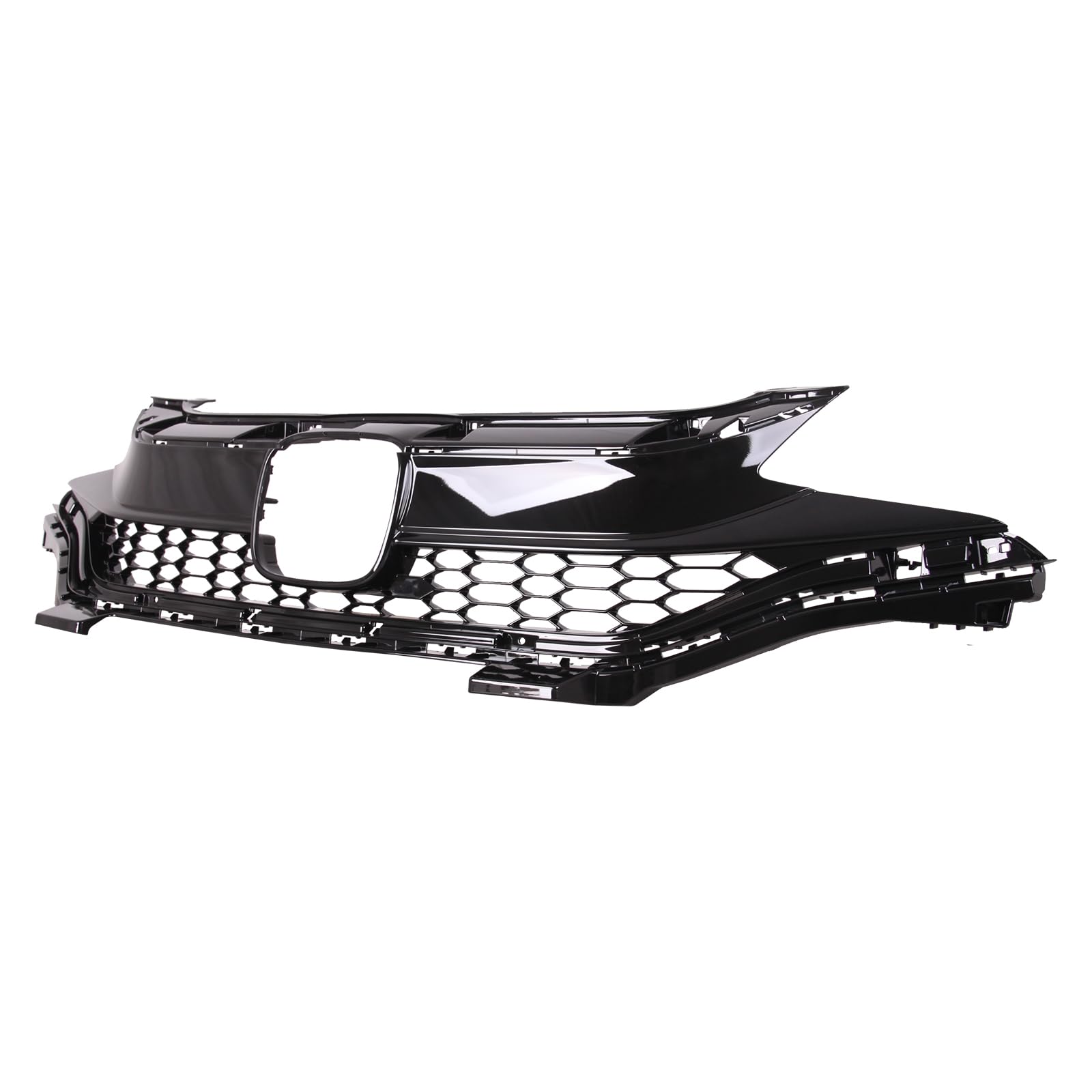 TYG (CAPA QUALITY) Front Grille Compatible with 2018-2019 Honda FIT, ABS OEM Replacement Bumper Grill for HO1200237 71121-T5R-A5