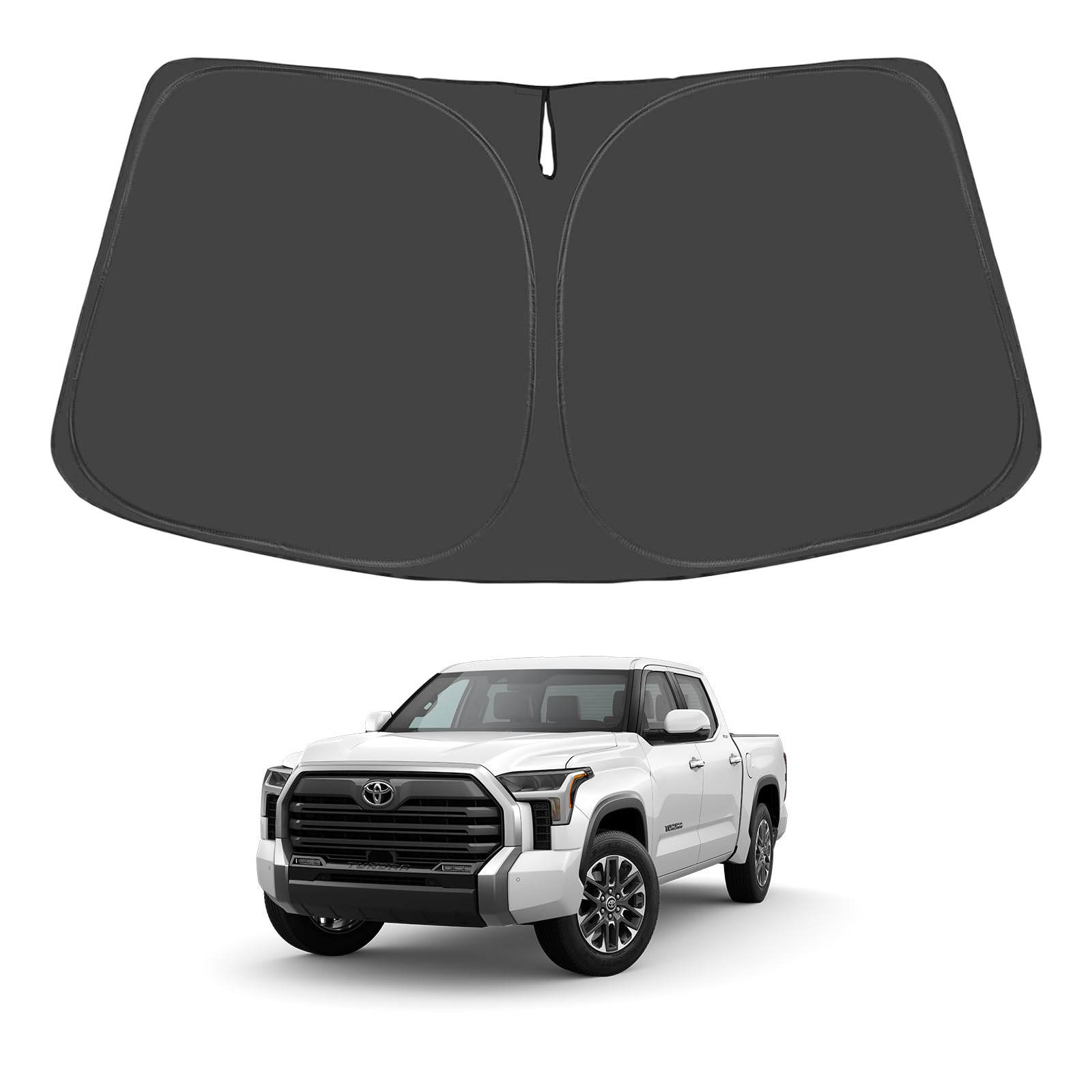 Proadsy Upgrade Windshield Sunshade Custom Fit Tundra 2025 2024 2023 2022 Limited Sr5 Platinum Trd Pro Pickup Block Sun Uv Shiel