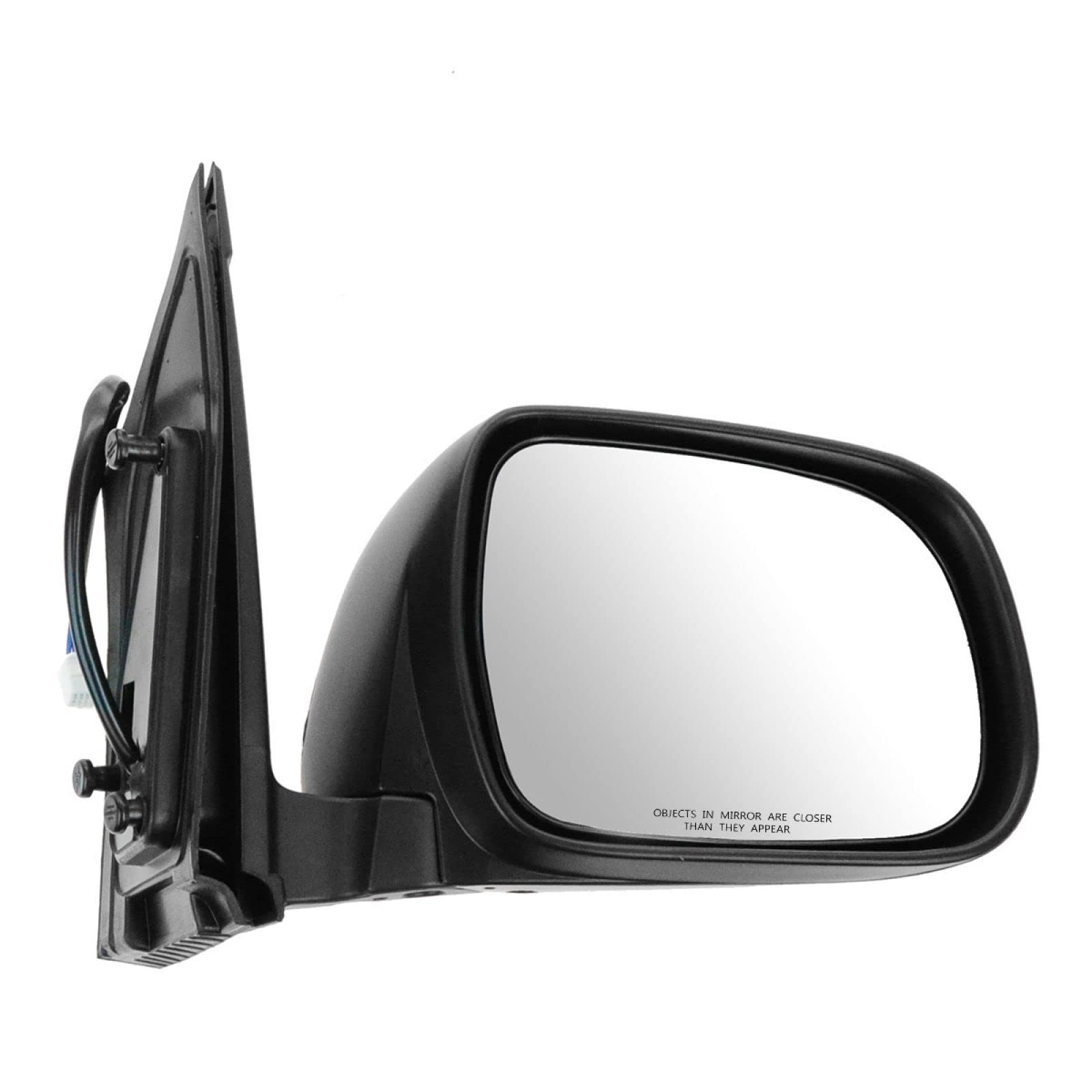 Trq Right Mirror With Heat Passenger Side Compatible With 2004-2010 Toyota Sienna To1321205