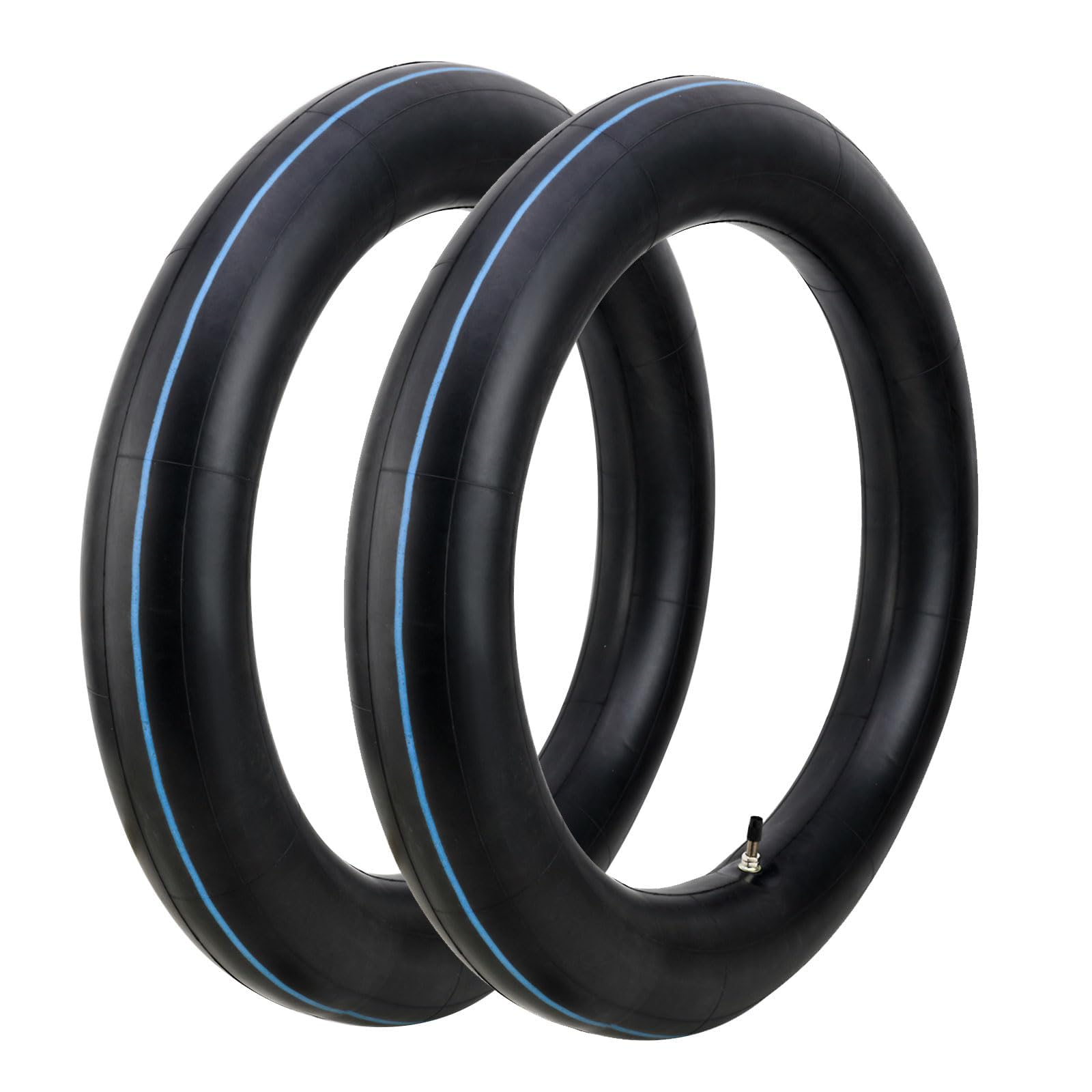 4.10/4.60-18 Tire Inner Tube for Heavy Duty Motorcycle Balance Tube Motorcycle for Street and Off-Road Applications(2PCS)