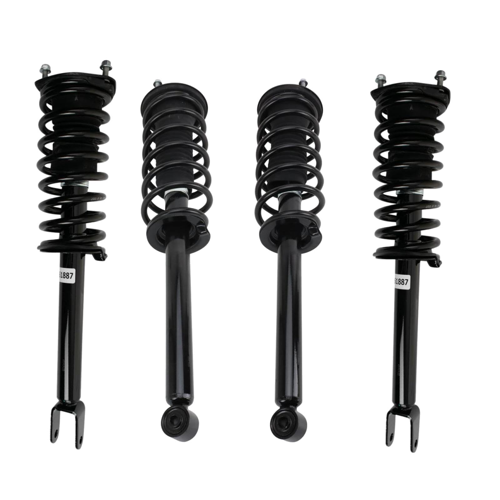Trq Shock & Spring Assembly Set Compatible With 2007-2017 Lexus Ls460