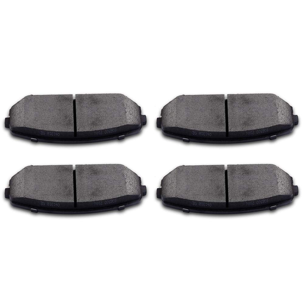 Cciyu D1258 Ceramic Front Brake Pad Set Fit For 2007-2015 For Ford Edge,2007-2015 For Lincoln Mkx,2007-2012 For Mazda Cx-7,2007-