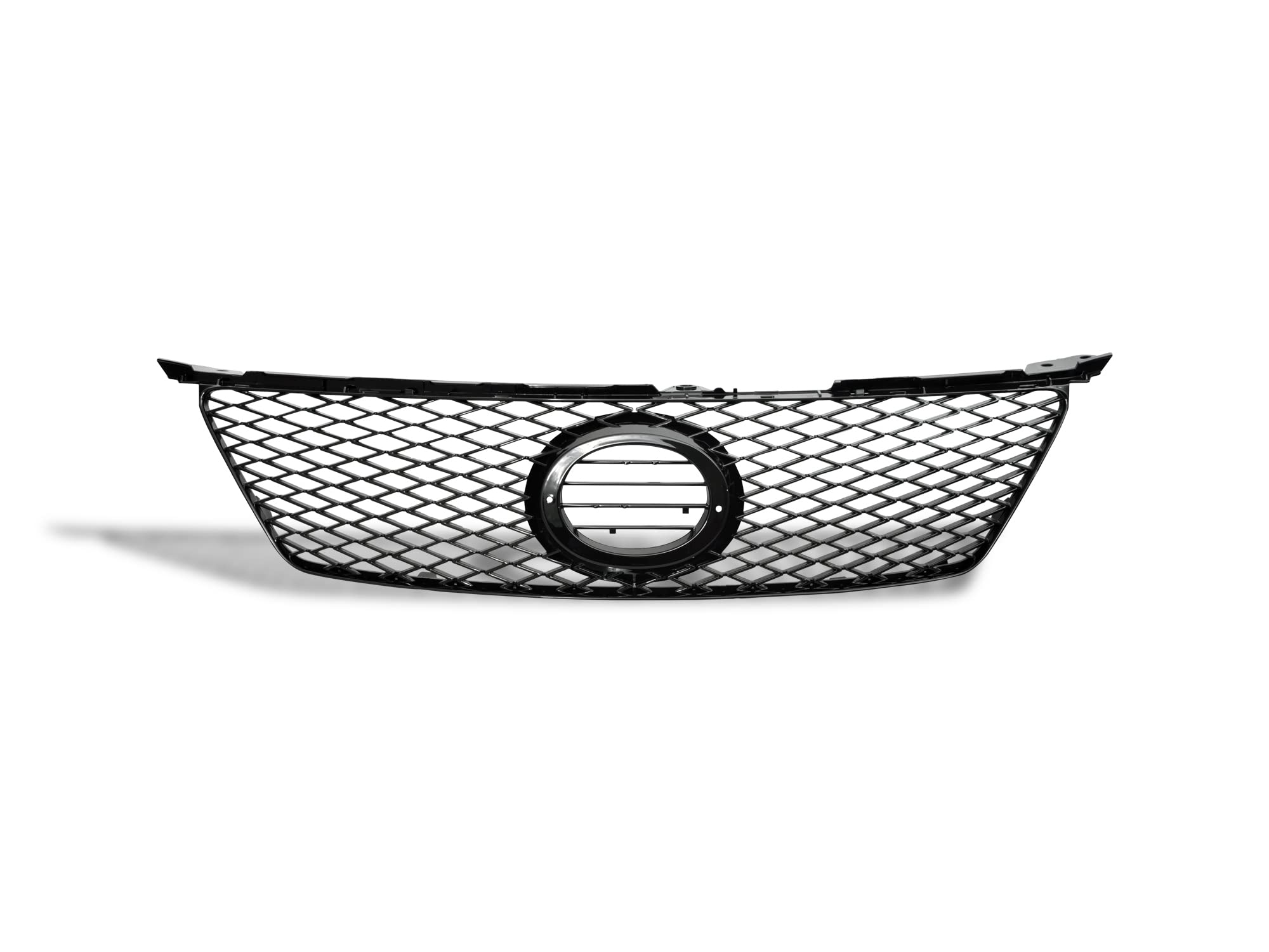 ARMORDILLO OE Style Front Hood Grille - Gloss Black, Fits 2006-2008 Lexus IS250/IS350, Model 7149724, Durable Plastic