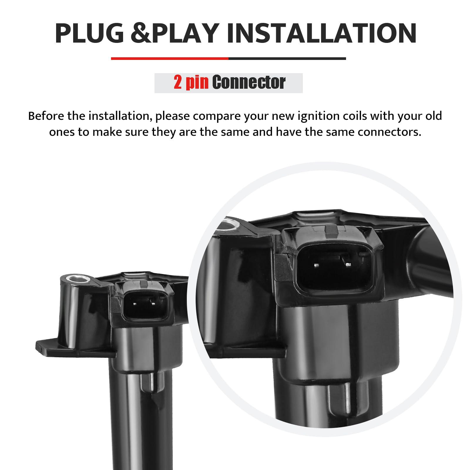 Npauto Ignition Coil Pack Compatible With 6.2 6.2L V8 Ford F250 F150 F350 Super Duty, Lobo 2010 2011 2012 2013 2014 2015 2016 20