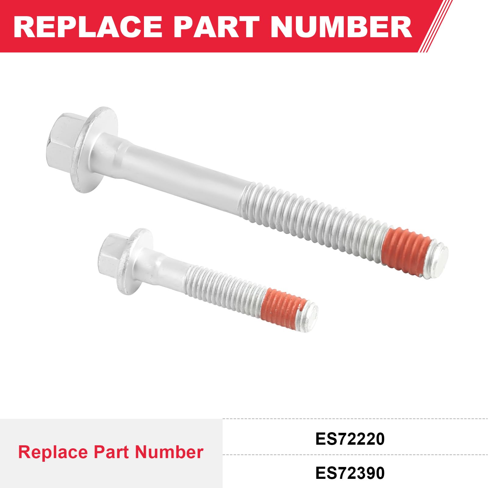 Es72220 Cylinder Head Bolt Set Compatible With Chevy Silverado Corvette Gmc Savana Sierra Yukon Cadillac Escalade Buick Hummer Pontiac Replaces# Es72390