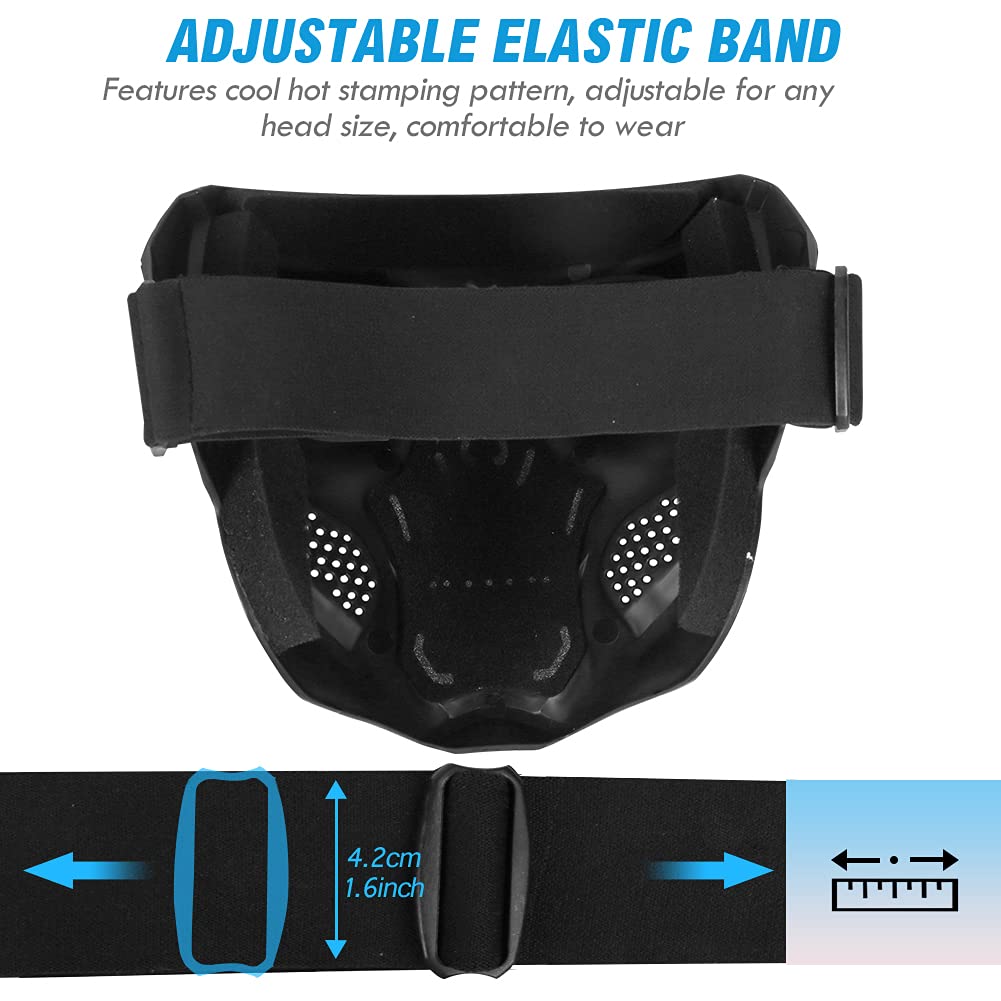 Outamateur Motorcycle Skull Goggle Mask Riding Goggles Safety Road Riding UV Motorbike Glasses for Riding/Skiing/Snowing/Motorcy