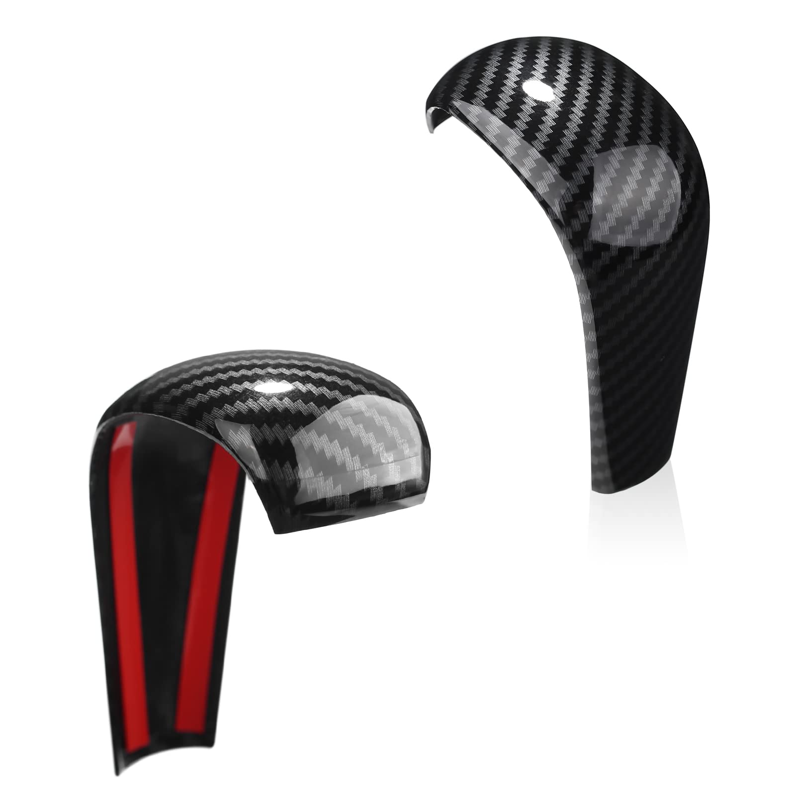 ANFOKAS Compatible with Mazda 3 CX-30 CX-50 Accessories Sporty Car Gears Gear Panel Gear Shift Knob Cover Trim Cap Interior Deco